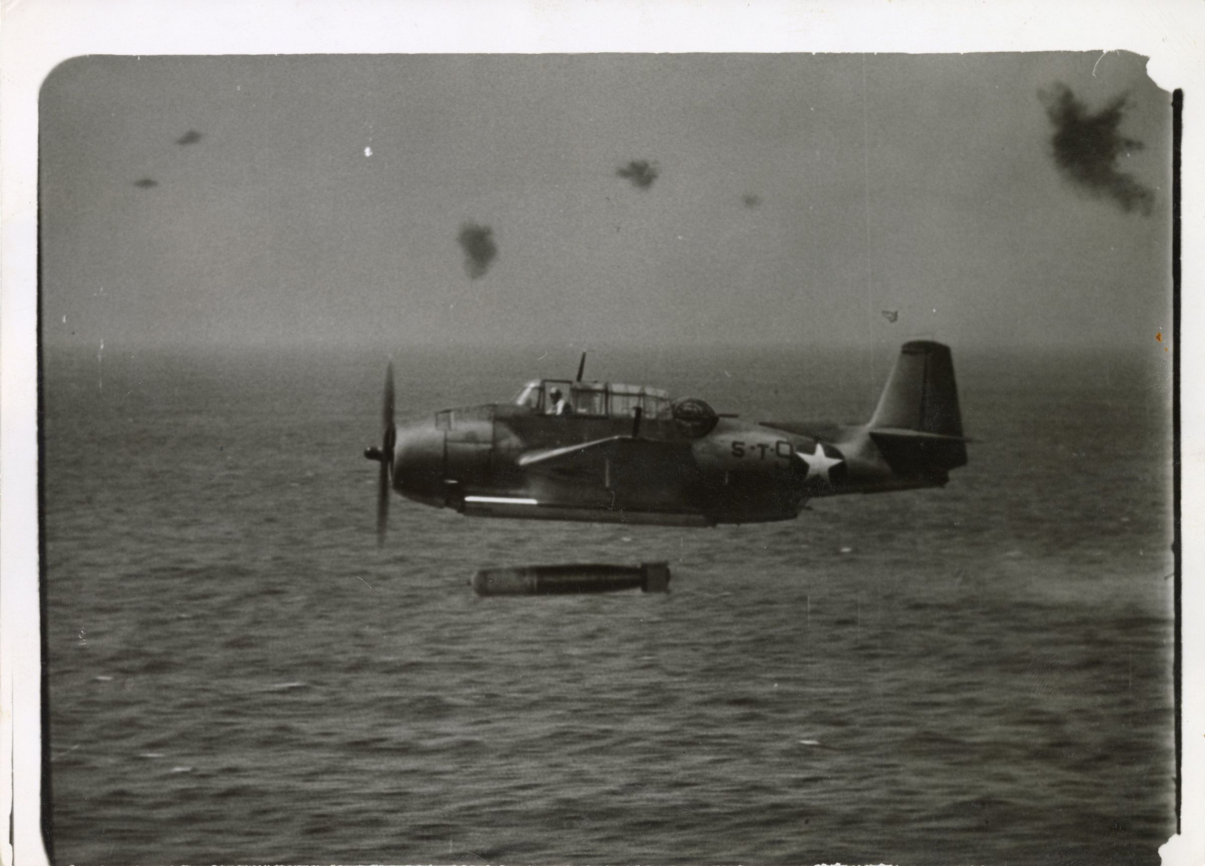 Primary Image of Joseph Kristufek Launching a Torpedo During the USS Yorktown's Shakedown Cruise