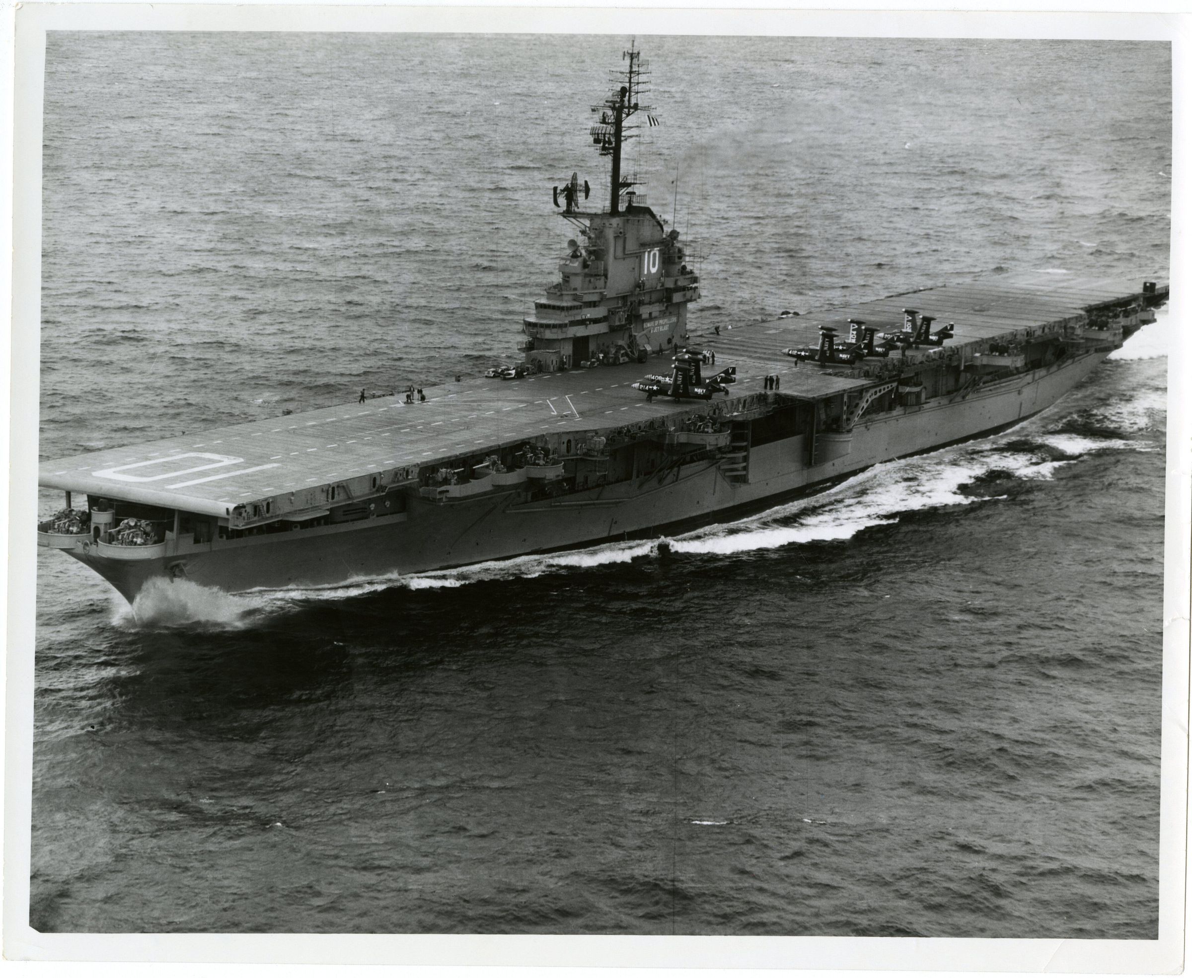 Primary Image of USS Yorktown (CVA-10) at Sea