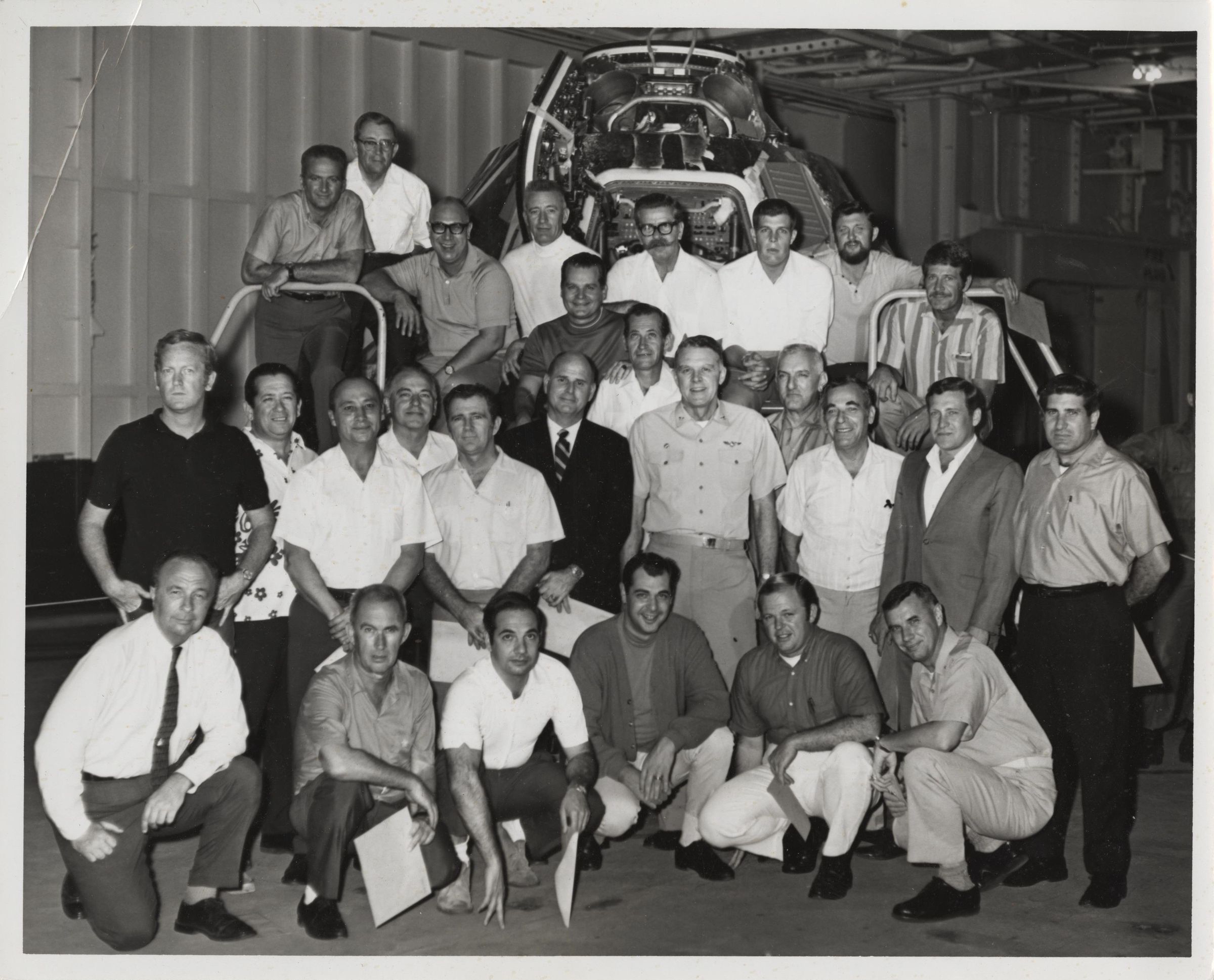 Primary Image of ABC News Crew Posing With Apollo 8