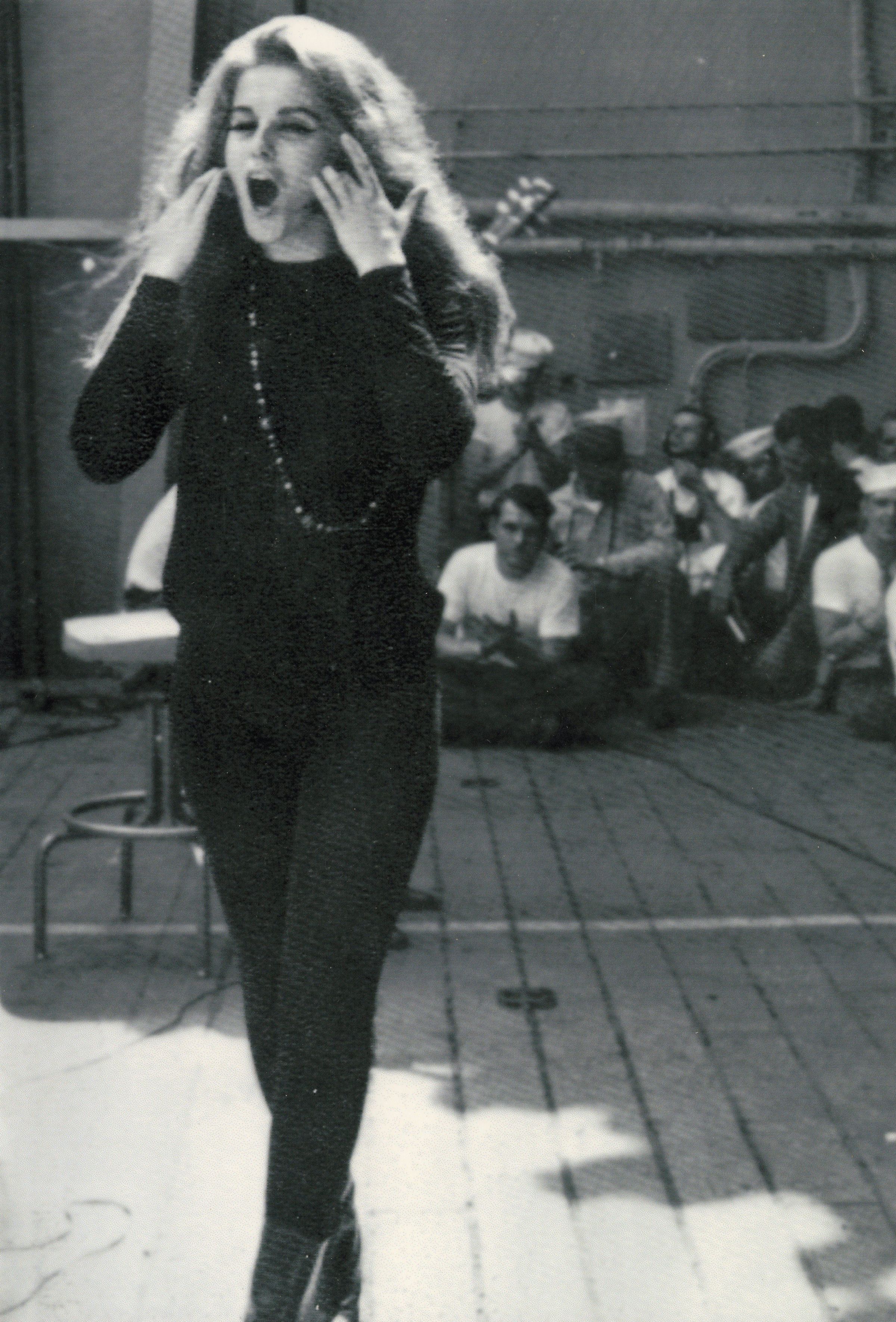 Primary Image of Ann-Margret Finishing her Concert Aboard The USS Yorktown (CVS-10)