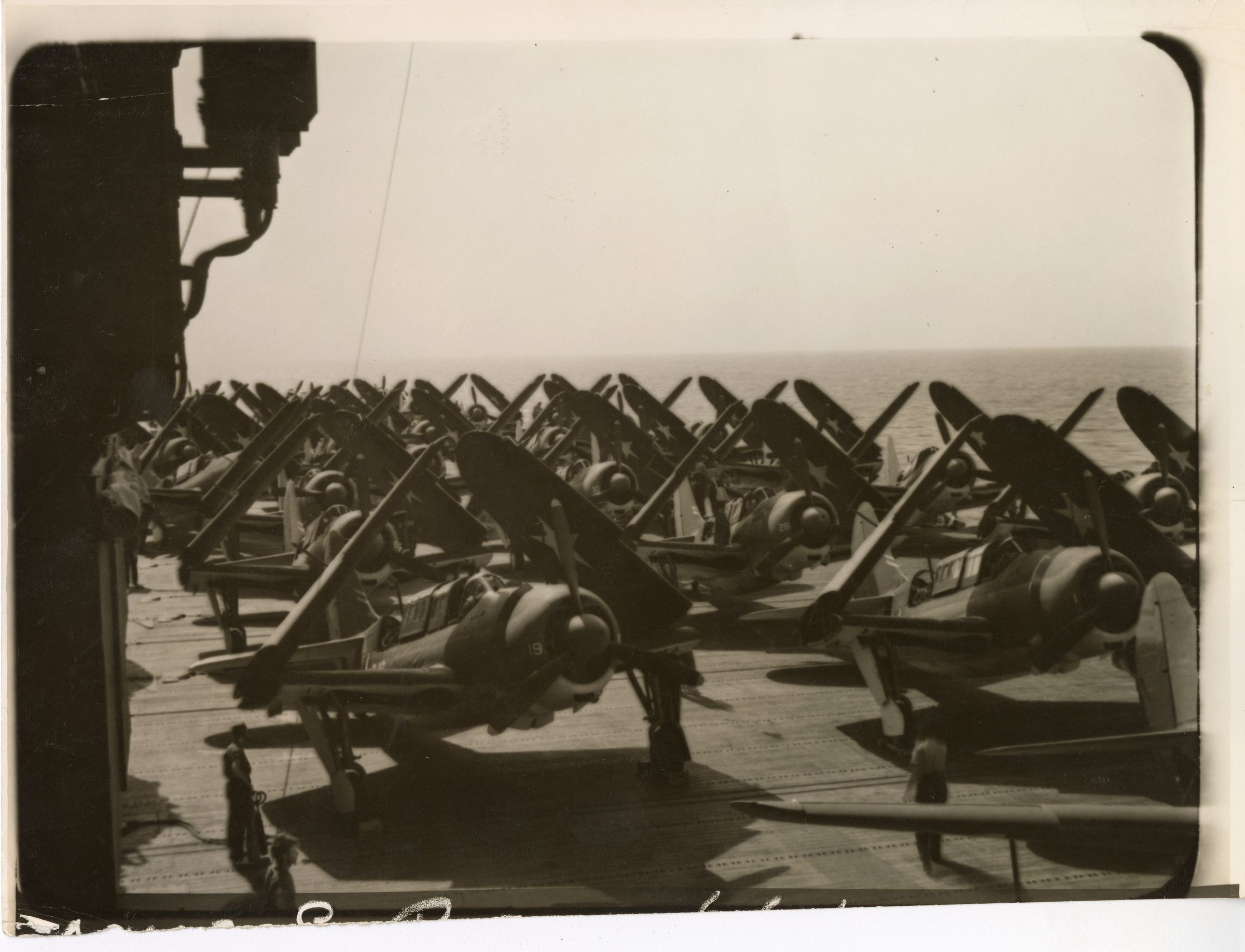 Primary Image of SB2C Helldivers on the Flightdeck