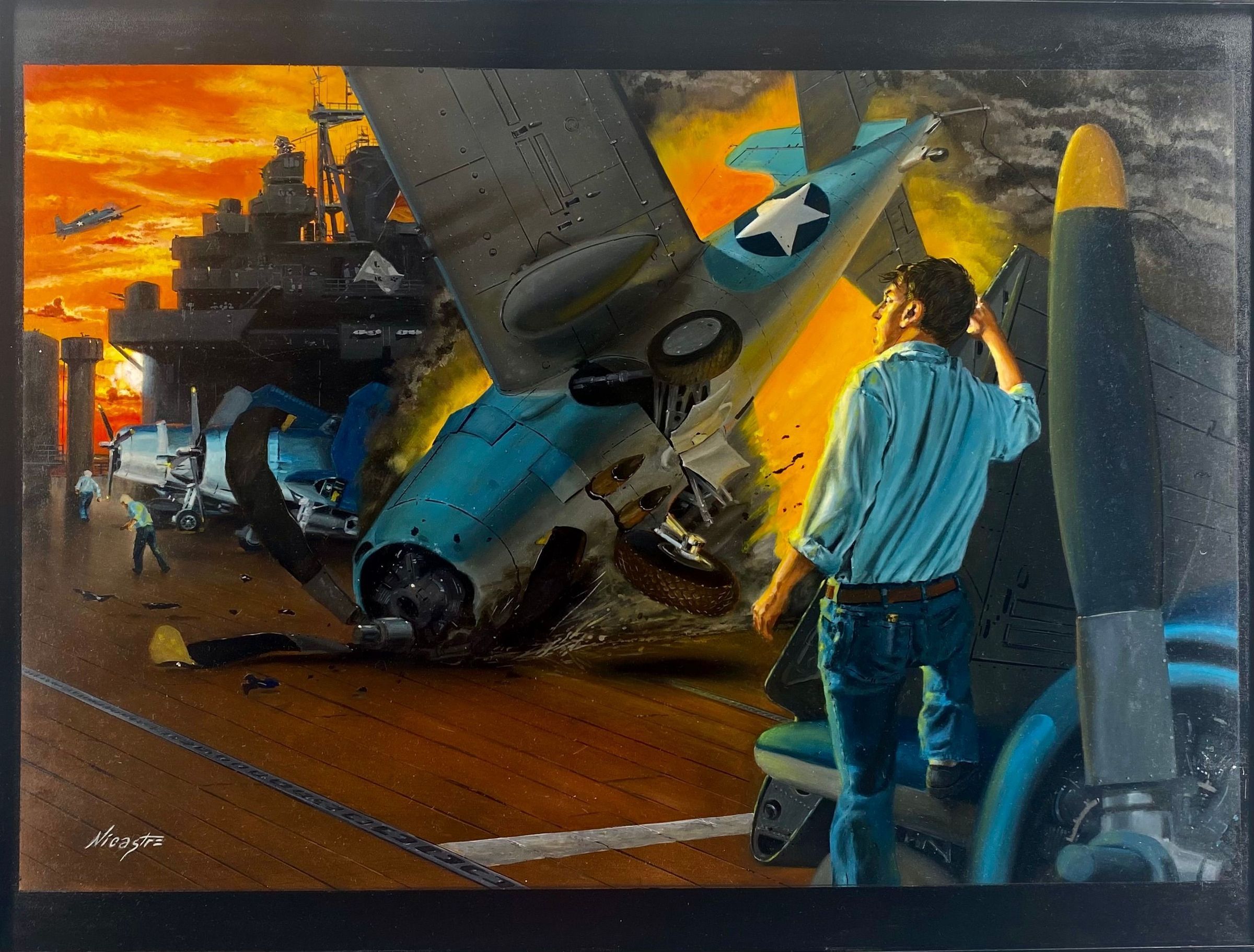 Primary Image of “Terror After Sundown” Painting