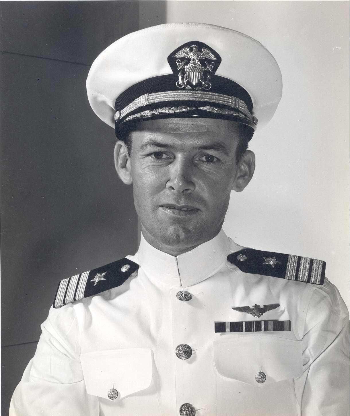 Primary Image of James H. Flatley, Jr. in his Dress Whites