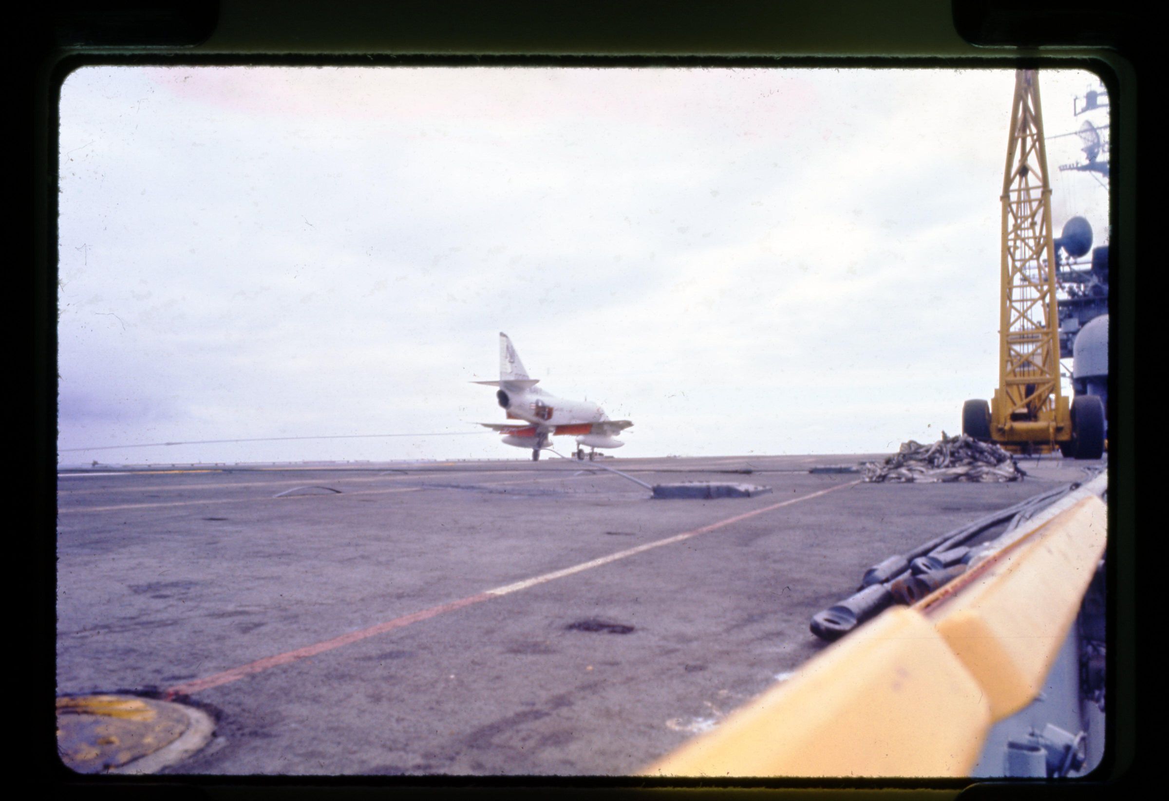 Primary Image of A-4 Skyhawk Lands on The USS Yorktown (CVS-10)