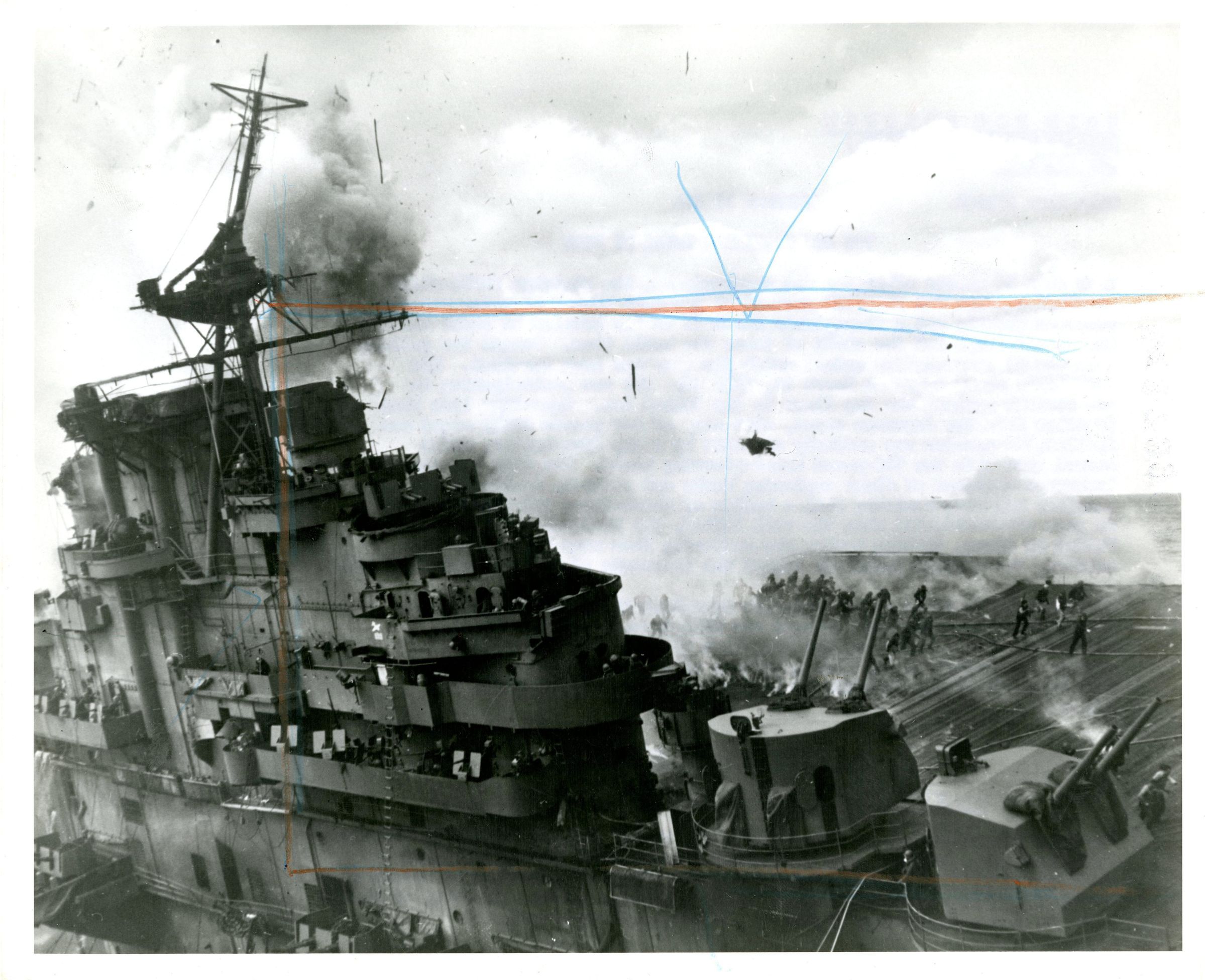 Primary Image of Explosions Rock the USS Franklin