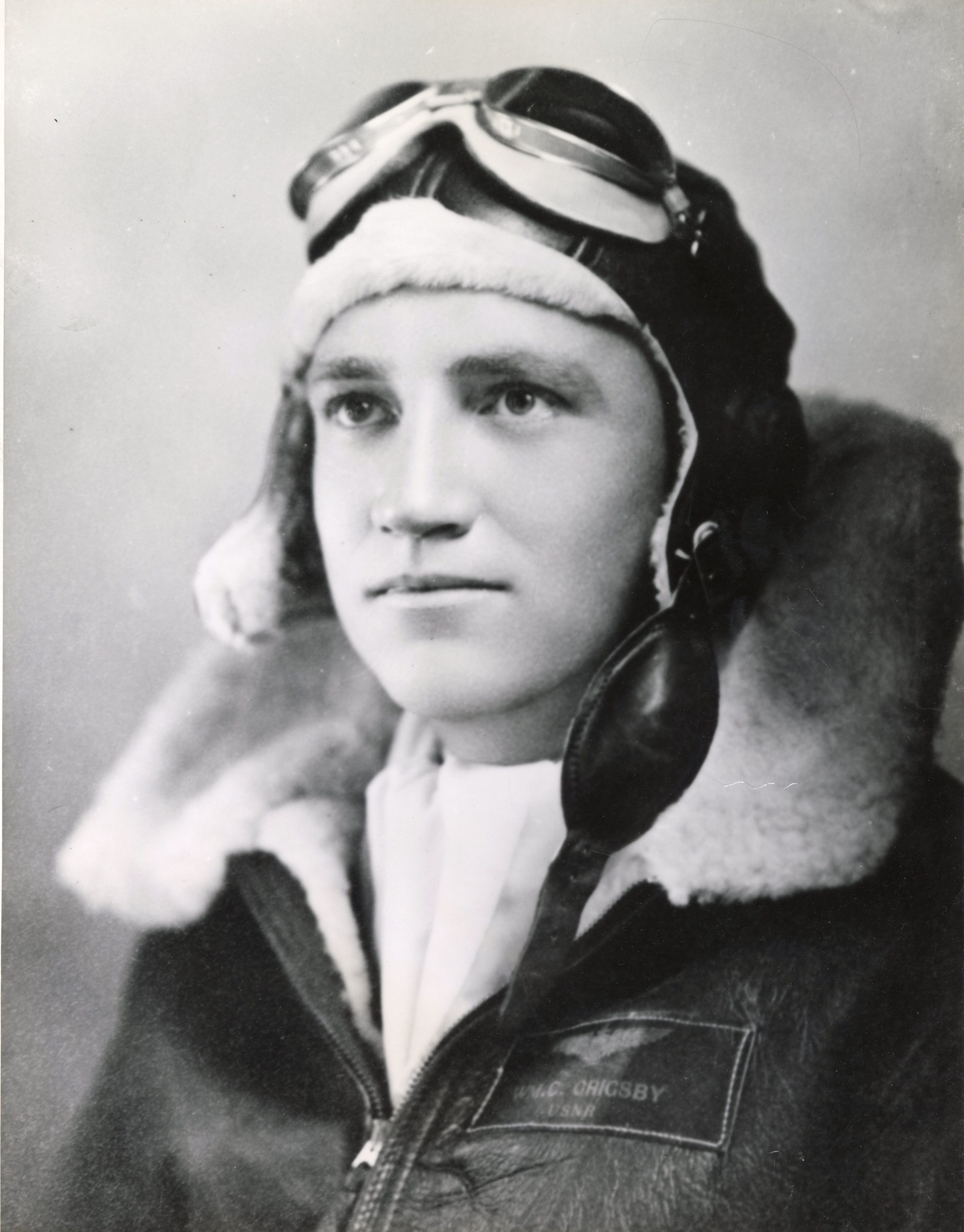 Primary Image of William Grigsby Wearing his Flight Gear