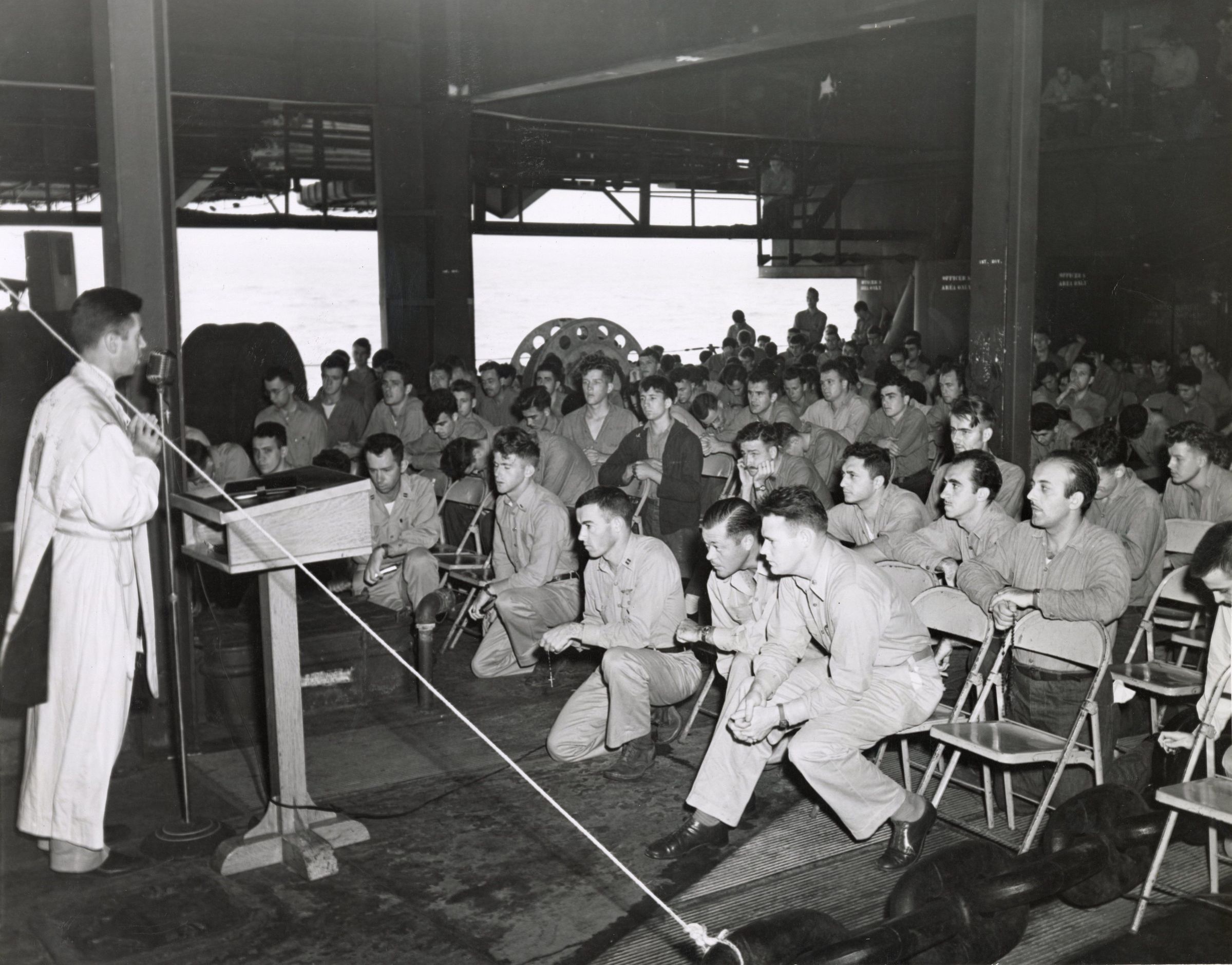 Primary Image of Mass Aboard the USS Yorktown (CV-10)