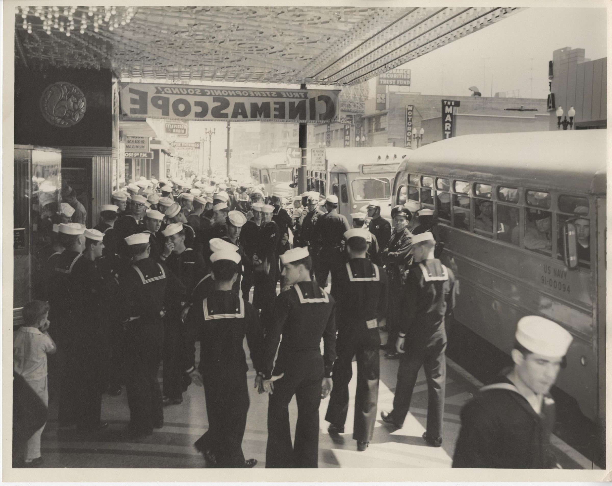 Primary Image of Yorktown Sailors Attending a Showing of 