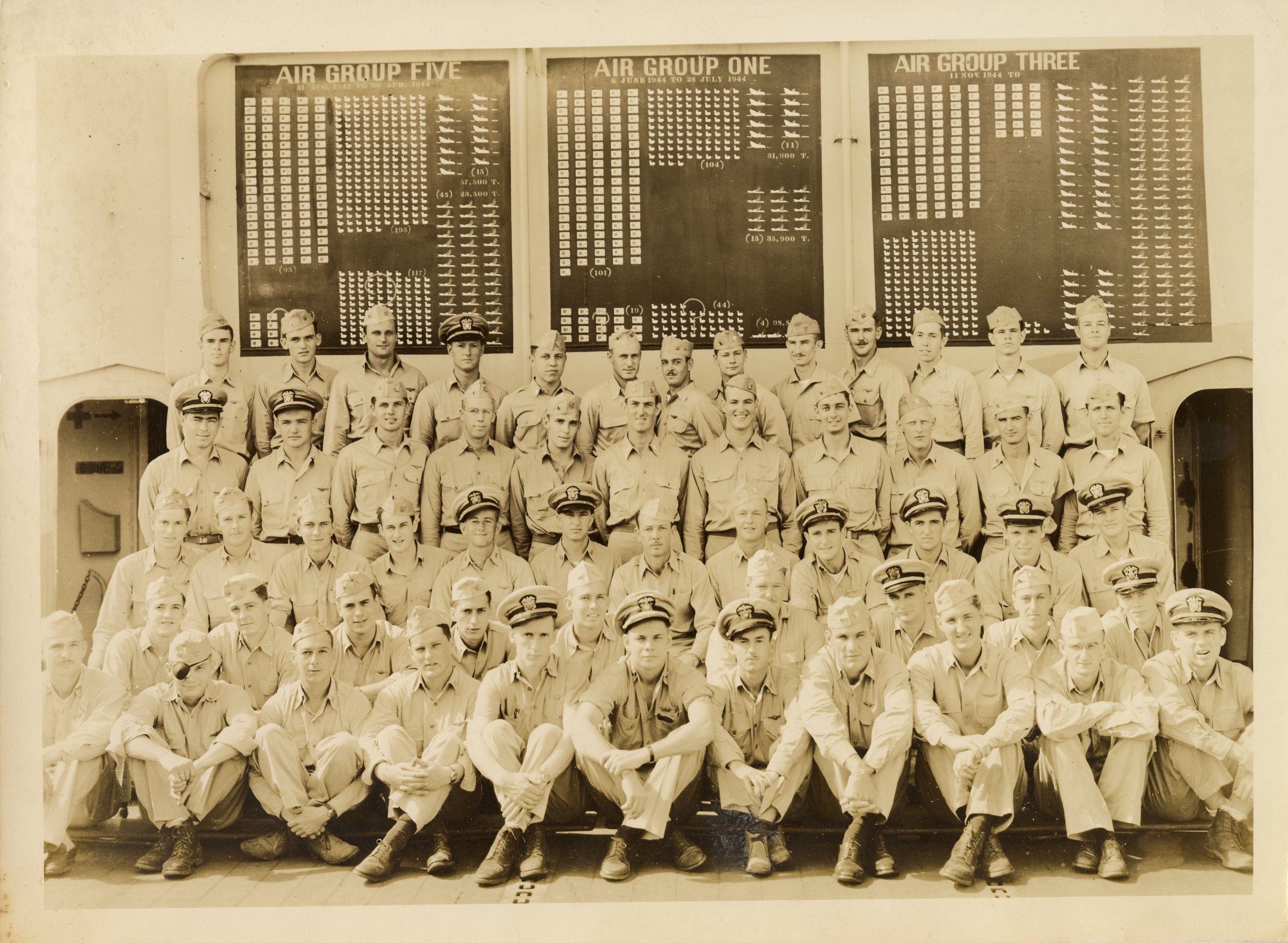 Primary Image of Group Photo with Members of Air Group Three