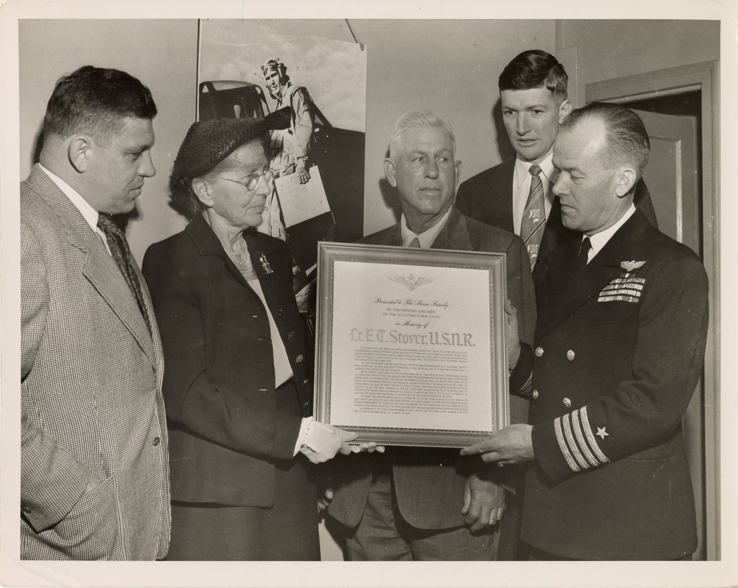 Primary Image of The USS Yorktown Association Honors the Parents of Elisha 