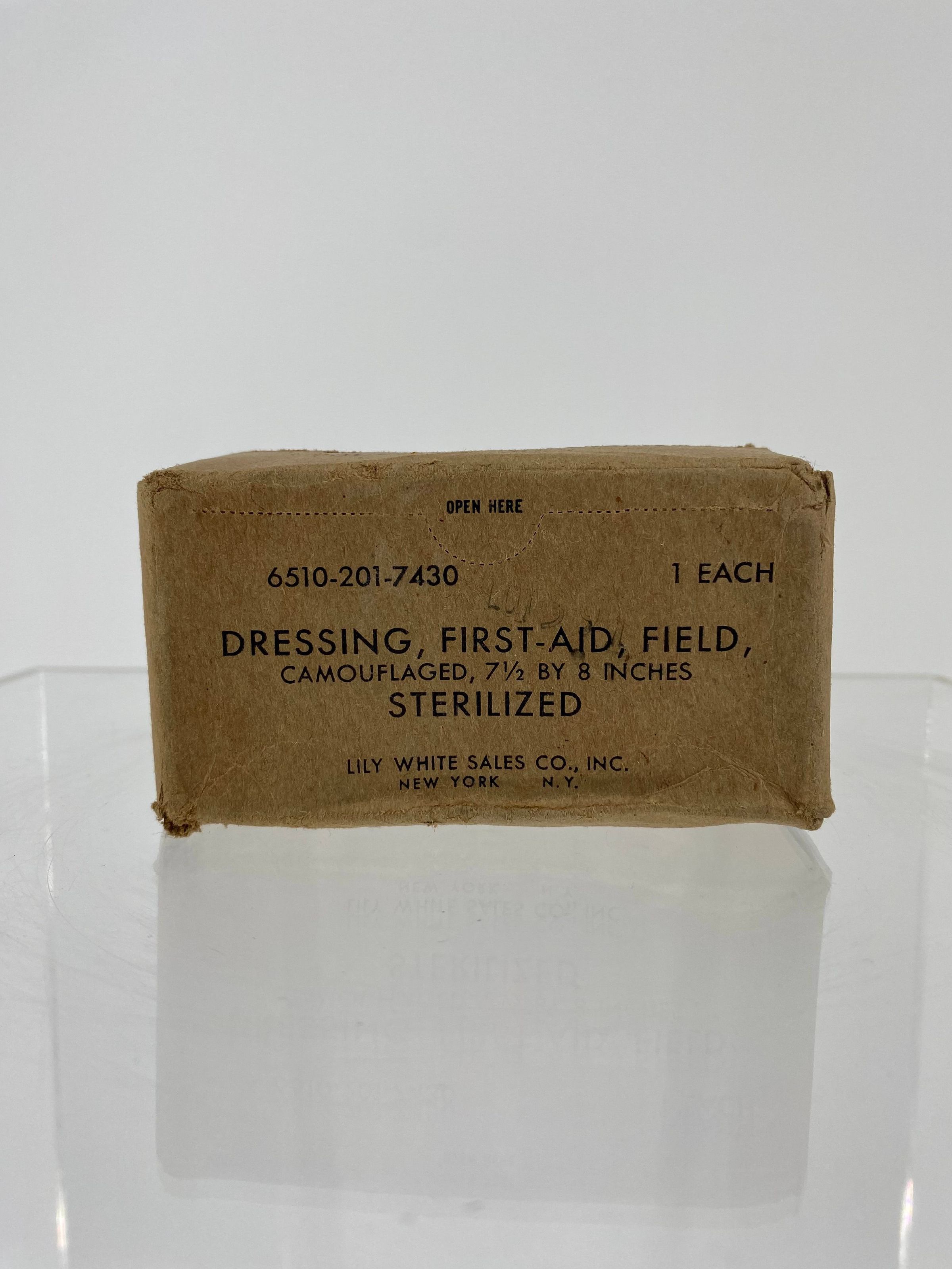 Primary Image of Camouflaged Field Dressing in Original Packaging