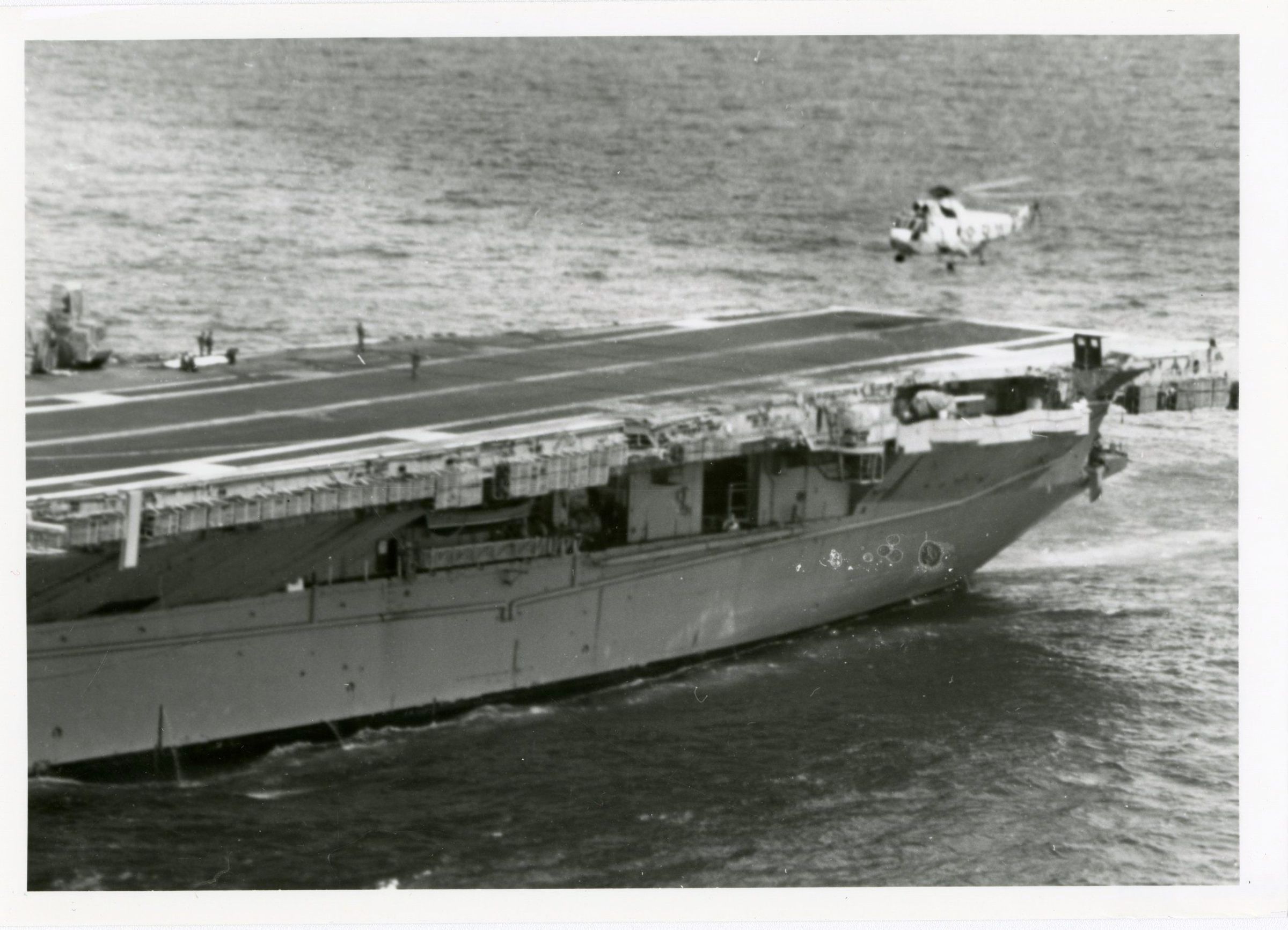 Primary Image of Helicopter Landing on The USS Yorktown (CVS-10)