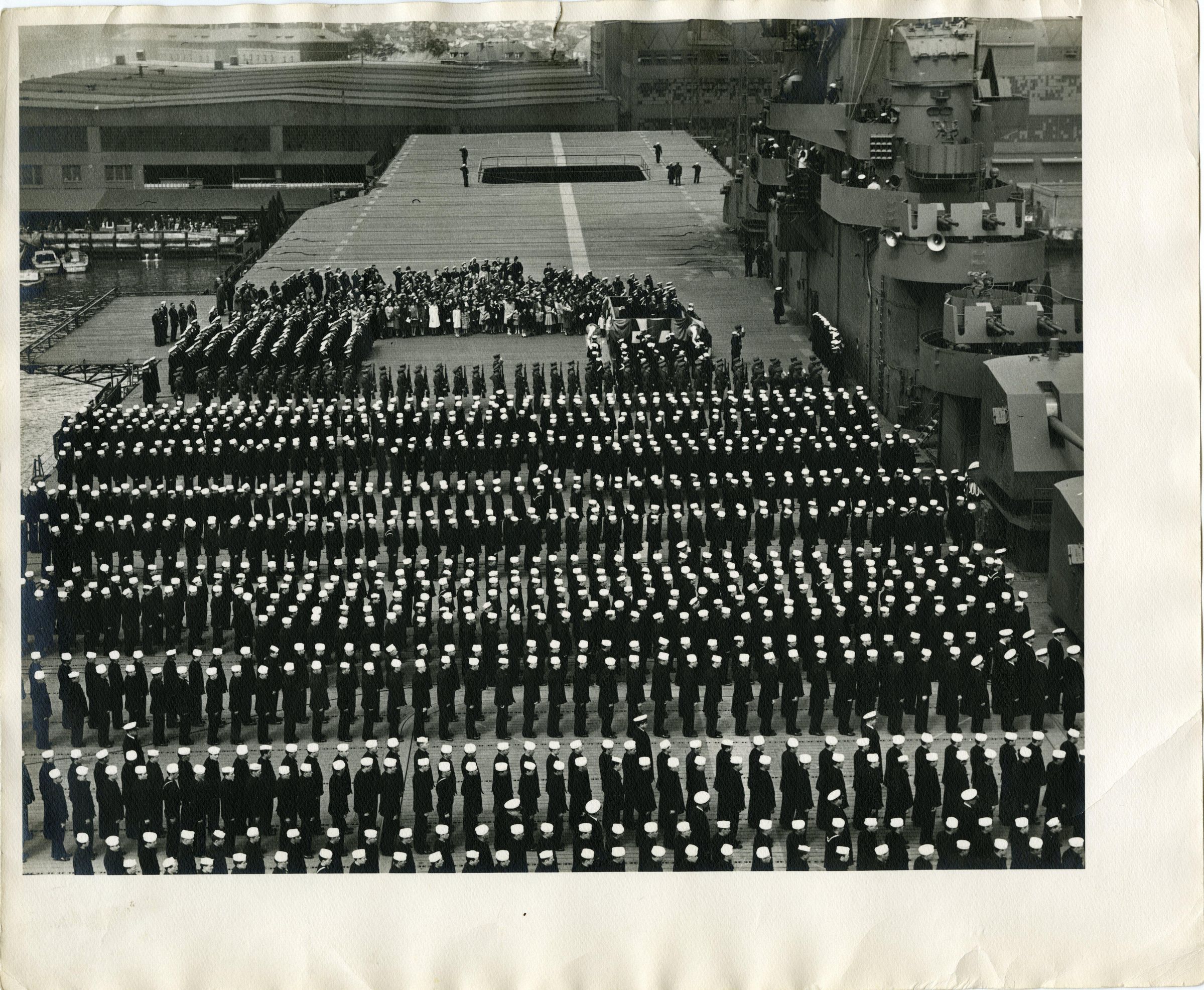 Primary Image of USS Yorktown (CV-10) Commissioning