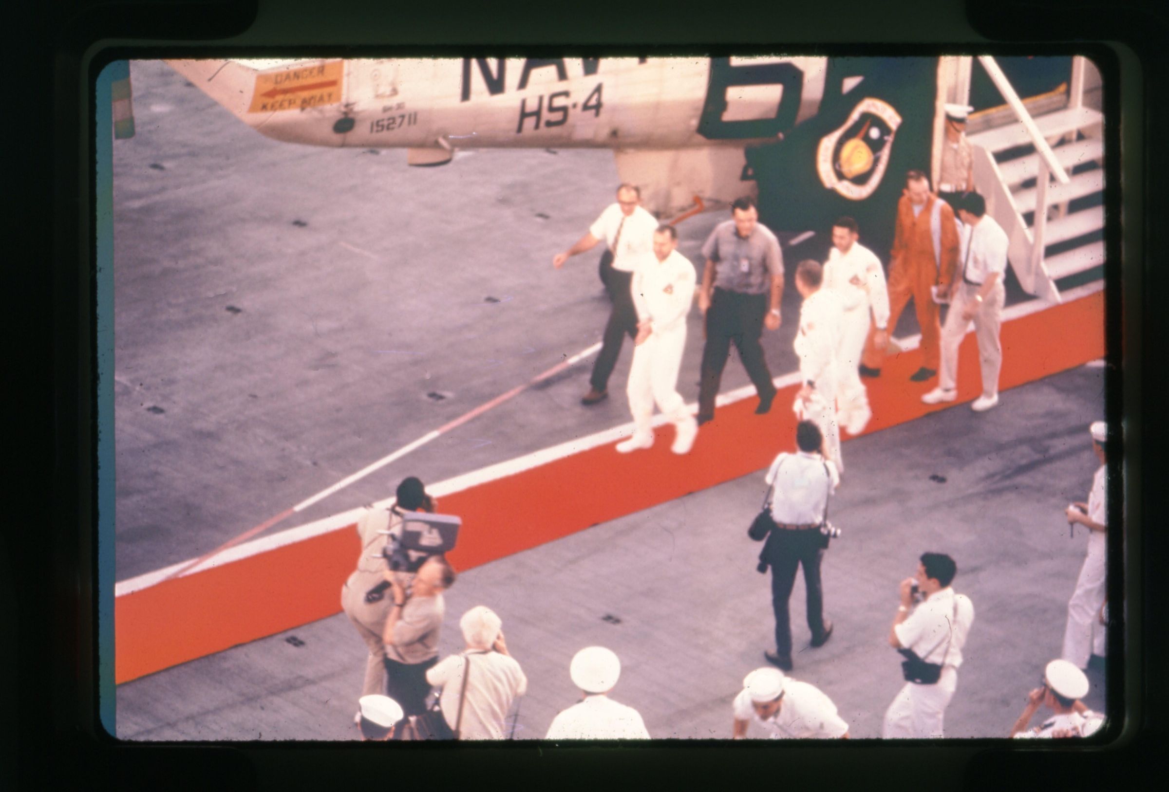 Primary Image of Apollo 8 Crewmembers Walk the Red Carpet