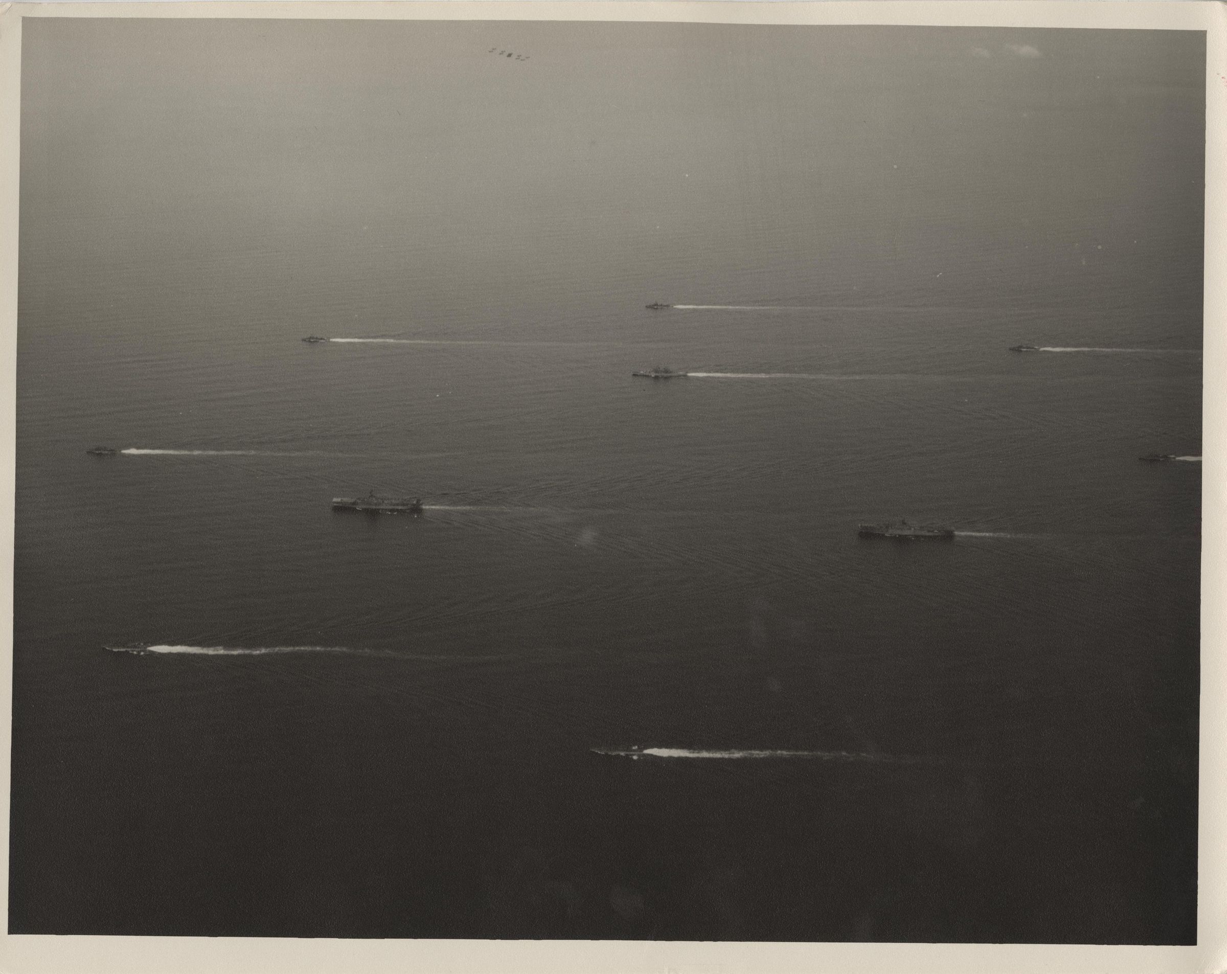 Primary Image of The USS Yorktown (CVA-10) with her Task Force