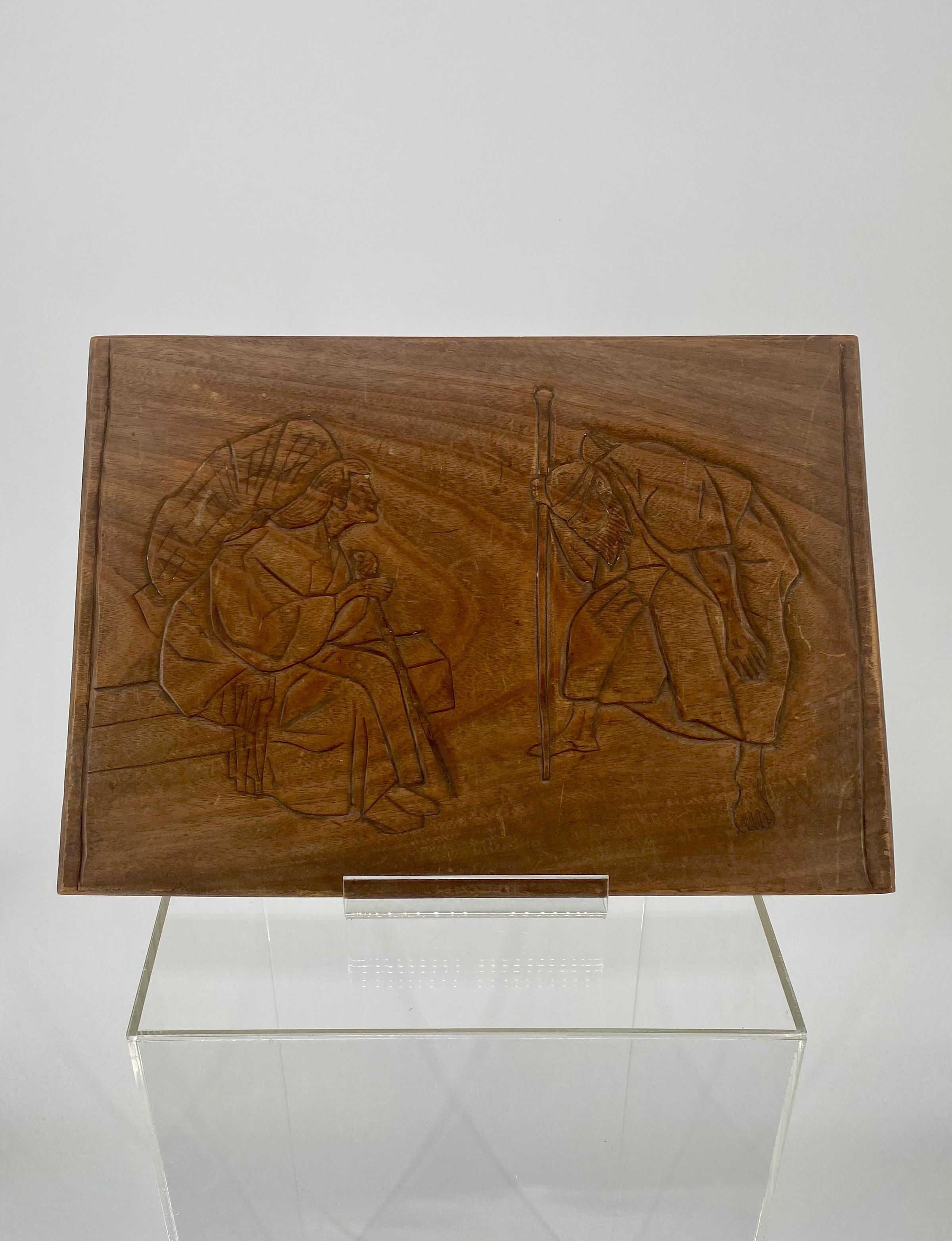 Primary Image of Japanese Art Inspired Woodcarving