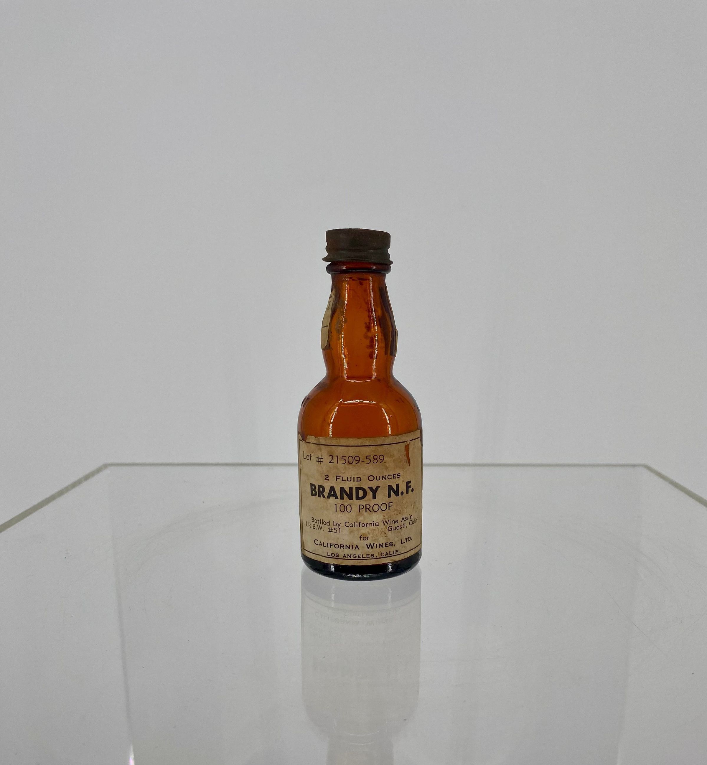 Primary Image of Medicinal Brandy Bottle