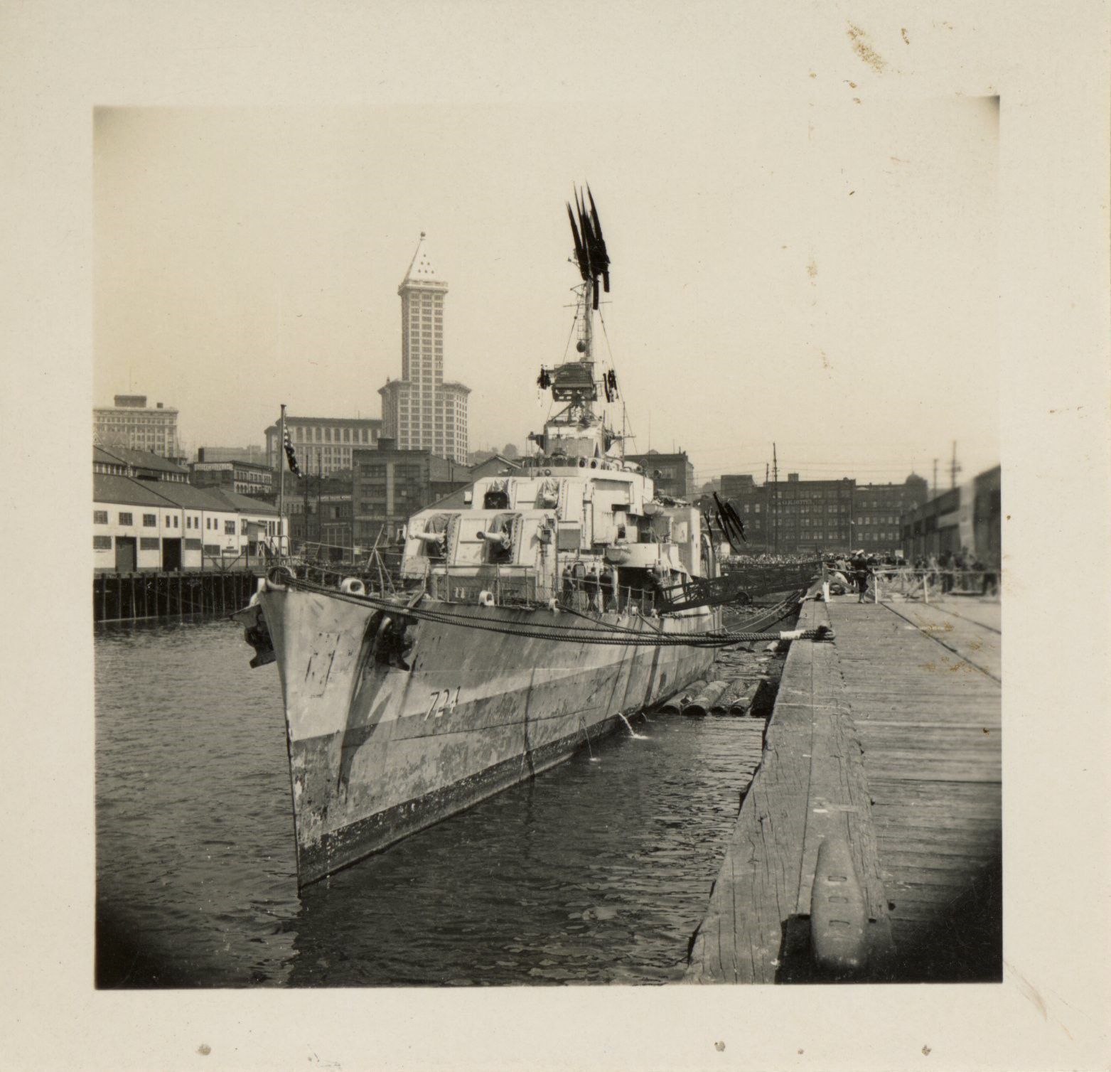 Primary Image of Set of USS Laffey Damage Photographs, Tacoma, Washington