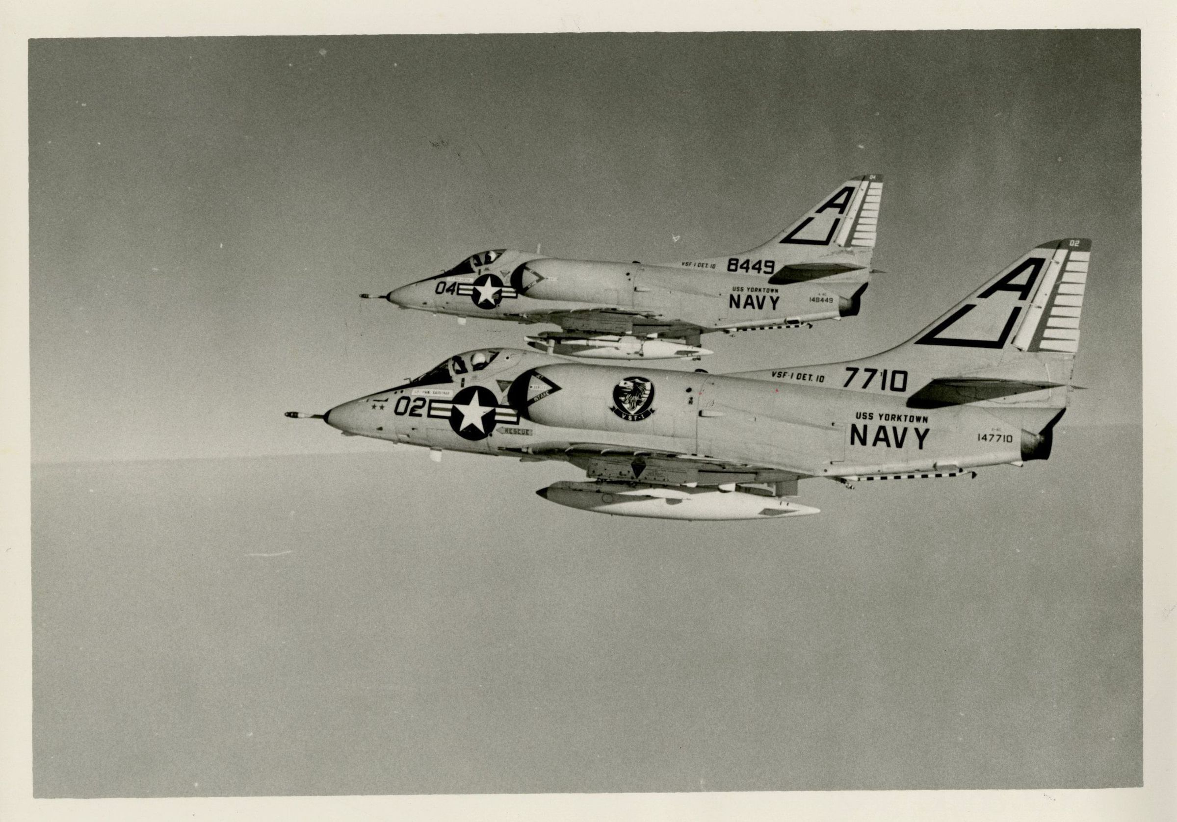 Primary Image of A-4 Skyhawks in Flight