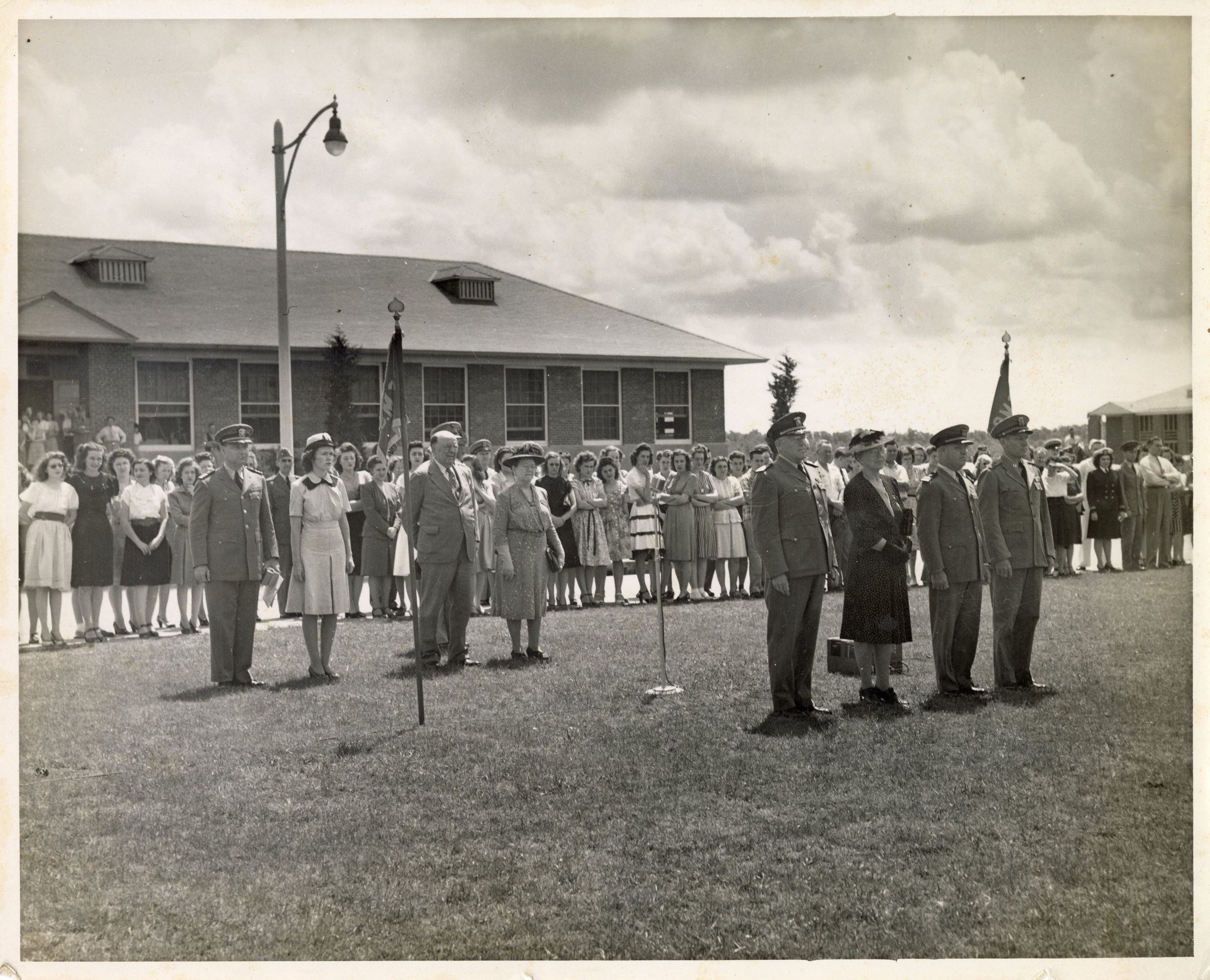 Primary Image of Stella Stover Attending a Postwar Medal Ceremony