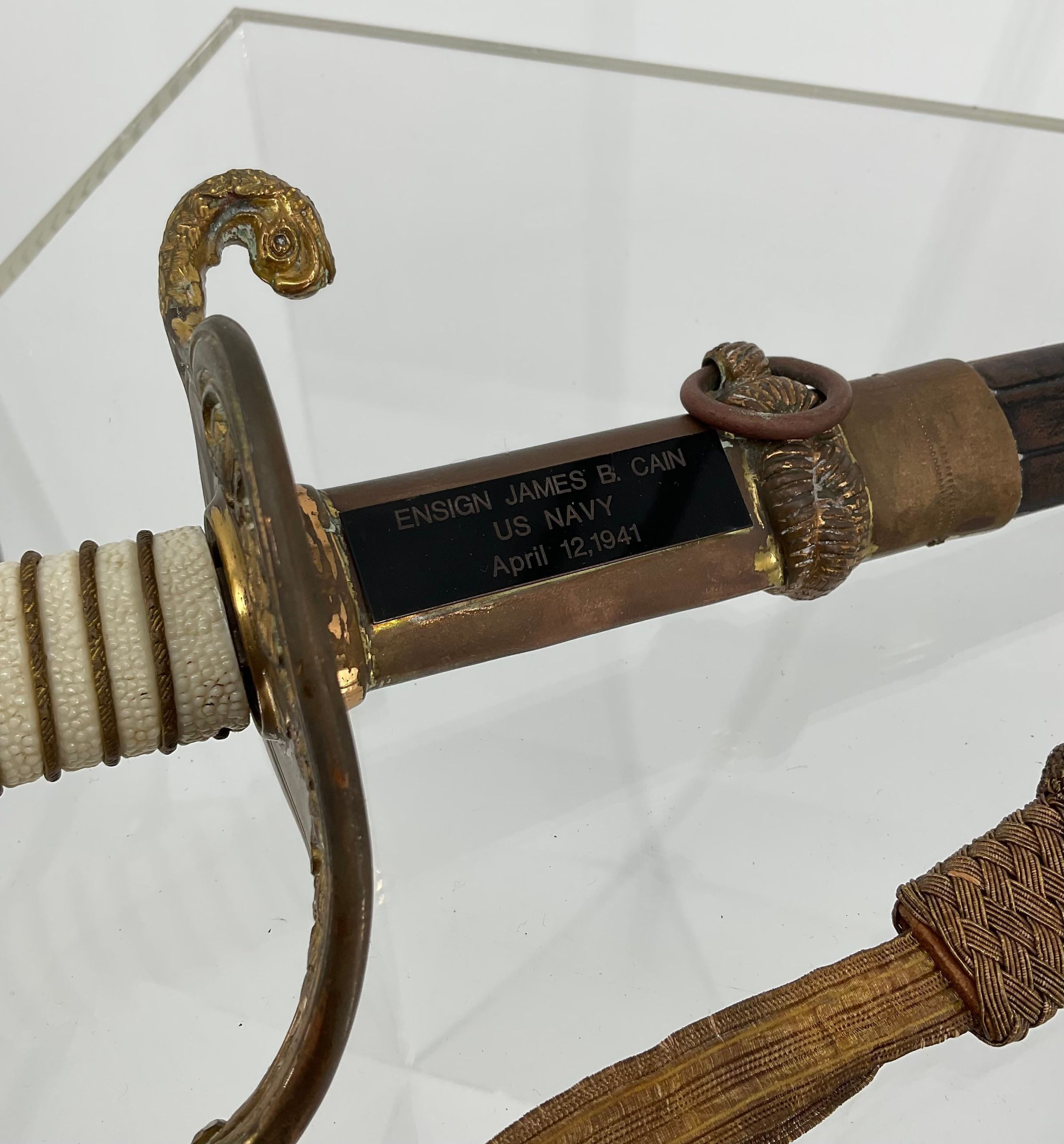 Primary Image of Naval Officer's Sword of James Cain