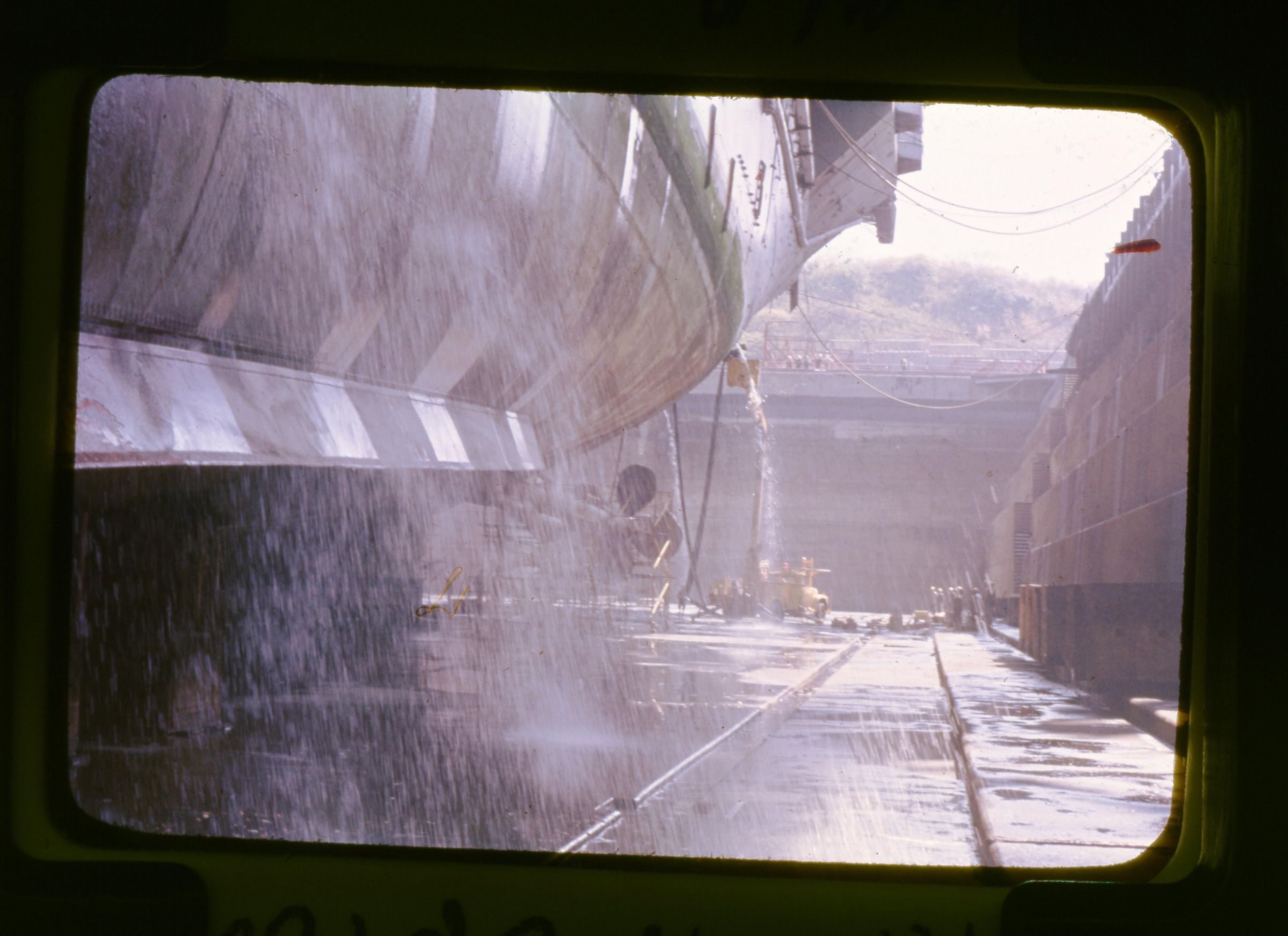 Primary Image of A View of The USS Yorktown (CVS-10) While in Drydock