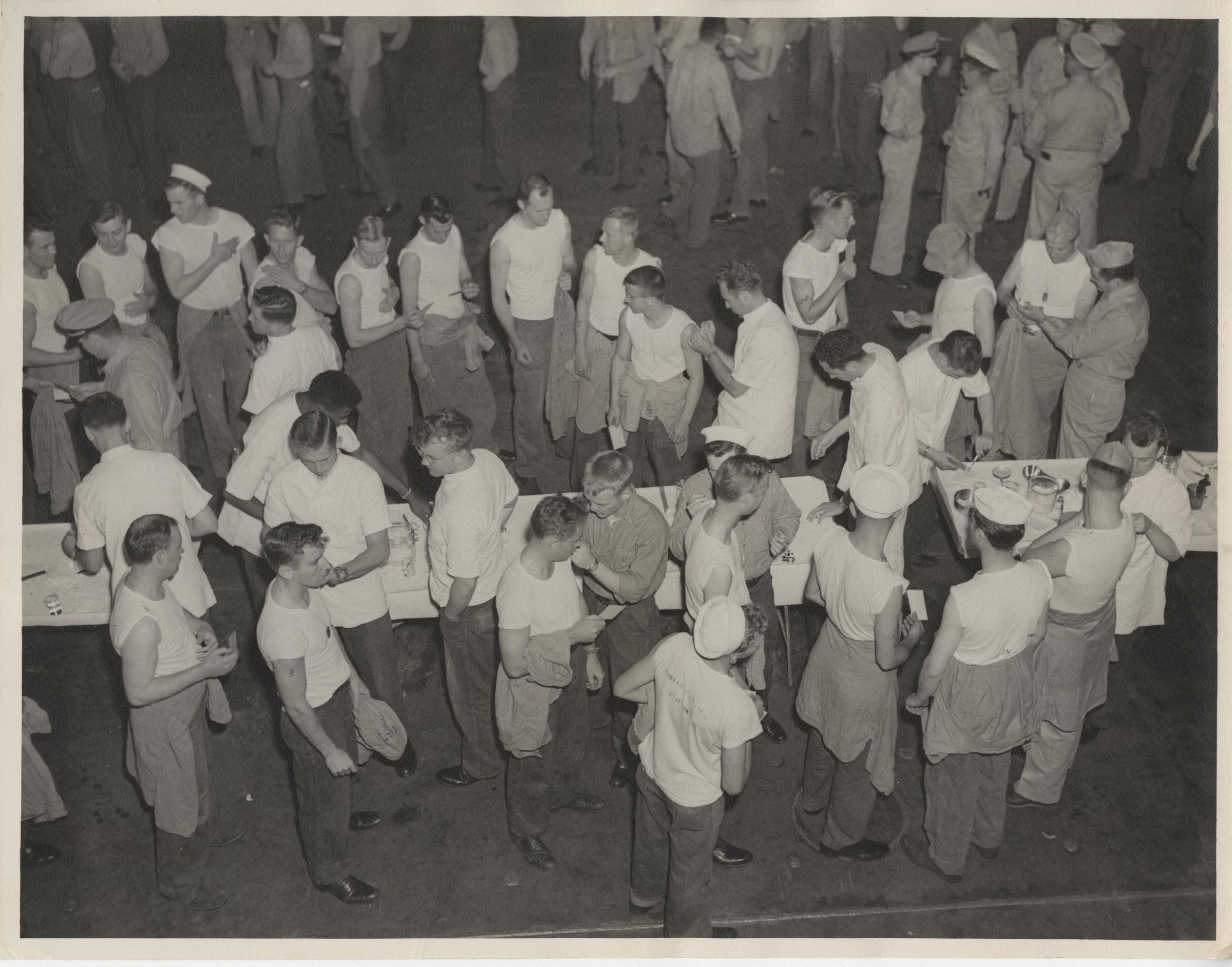 Primary Image of Sailors Receiving their Inoculations