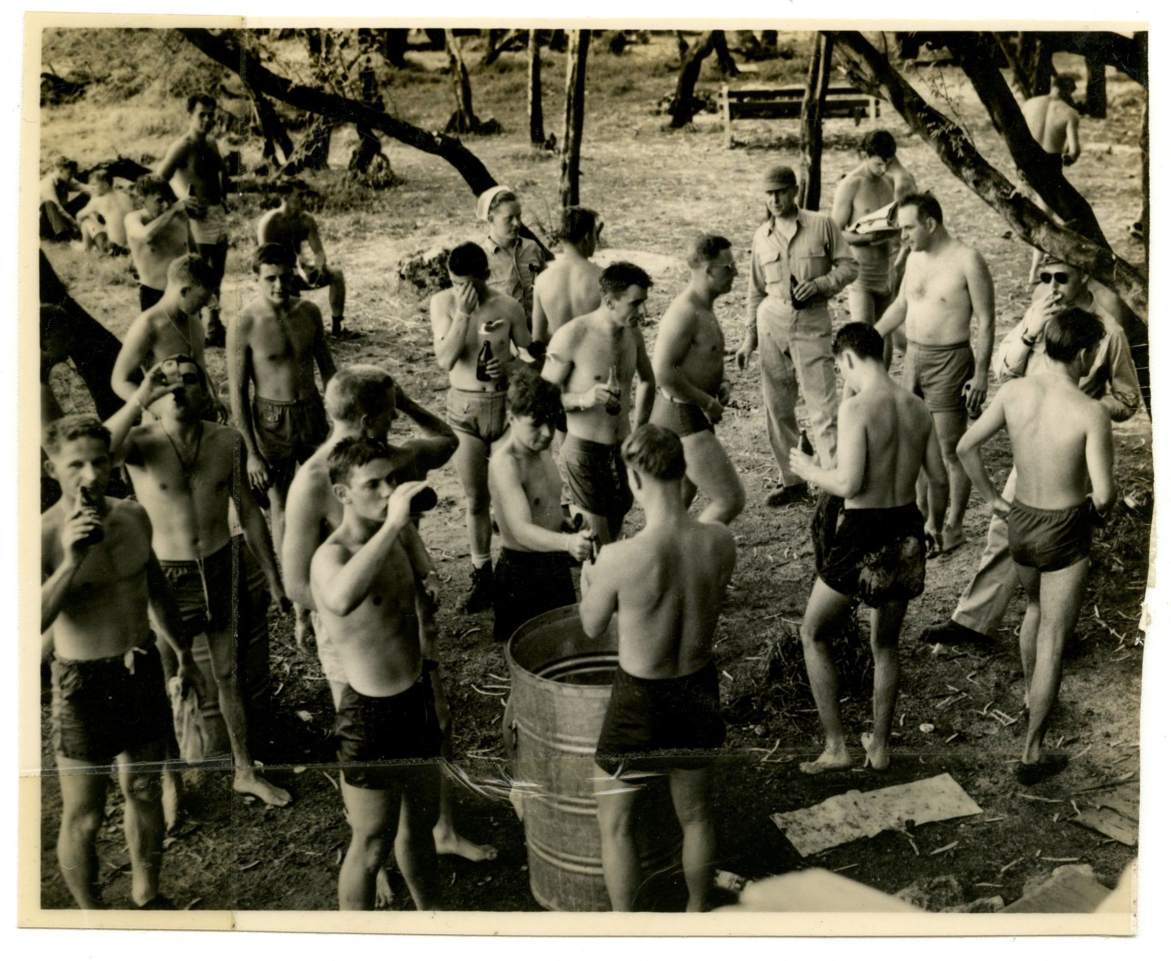 Primary Image of Shore Liberty at Ulithi Island,1944