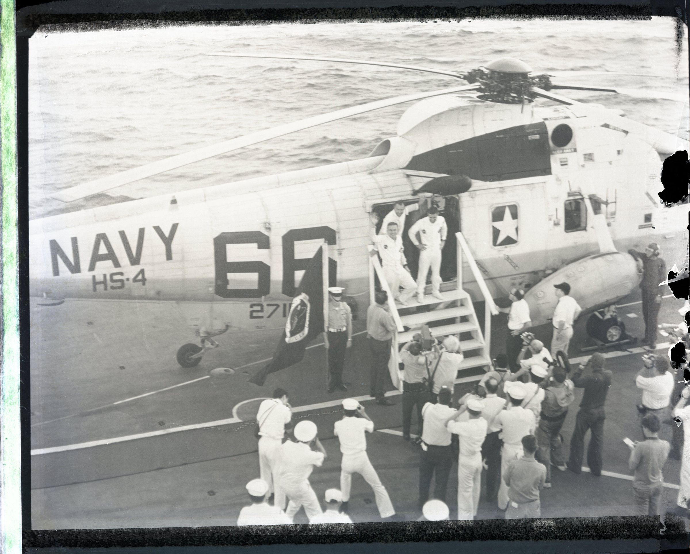 Primary Image of The Crew of Apollo 8 Arrives on The USS Yorktown (CVS-10)