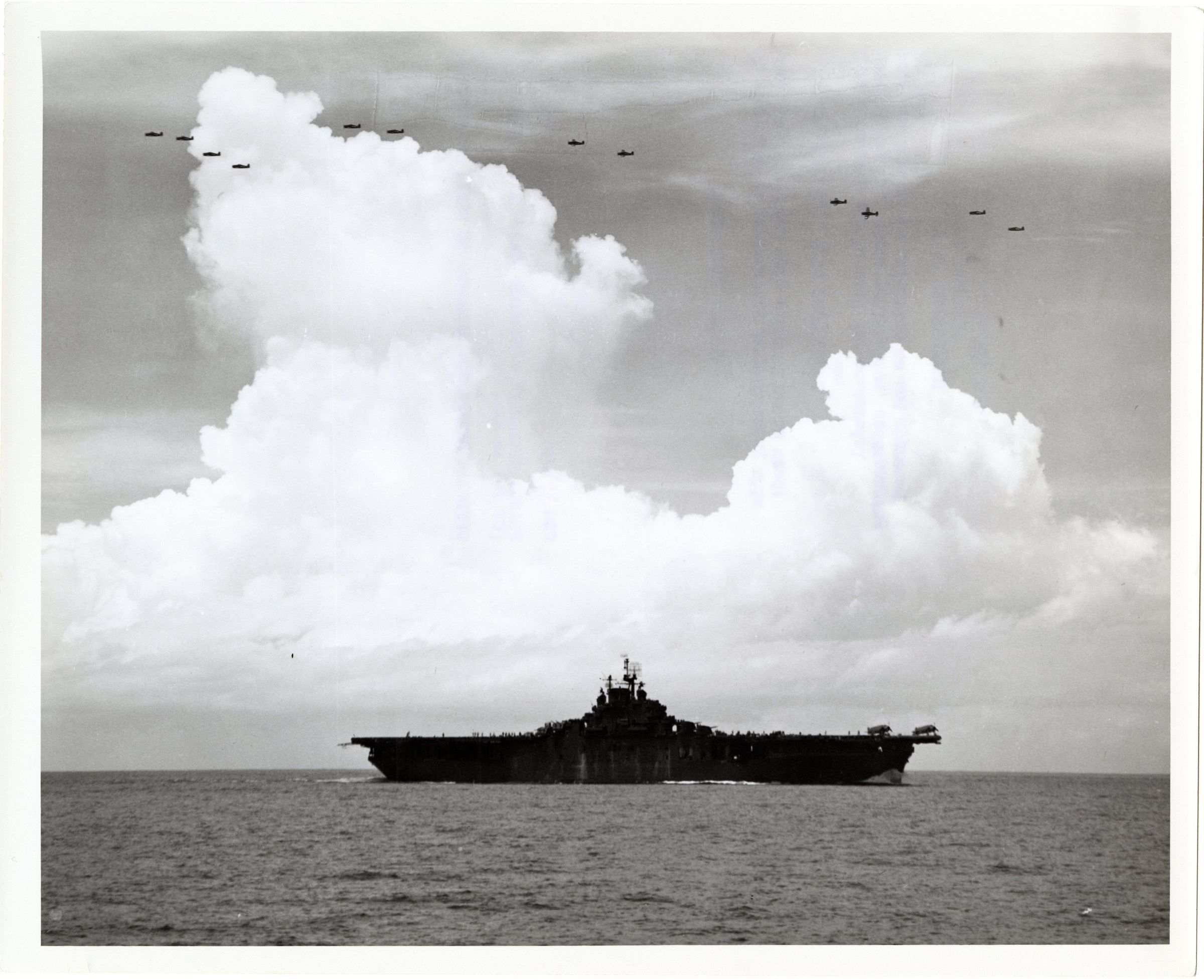 Primary Image of Silhouette of The USS Yorktown (CV-10)