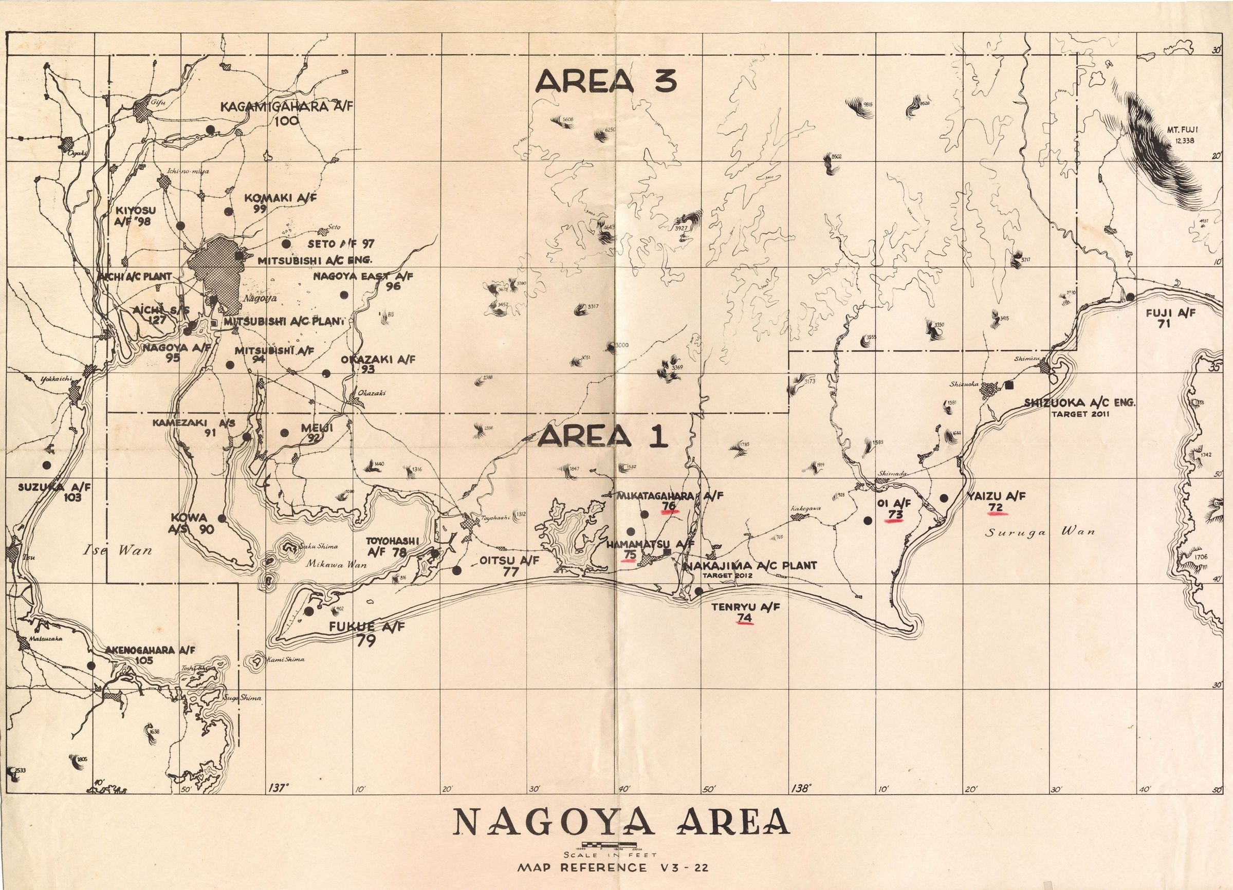 Primary Image of Map of the Nagoya Area