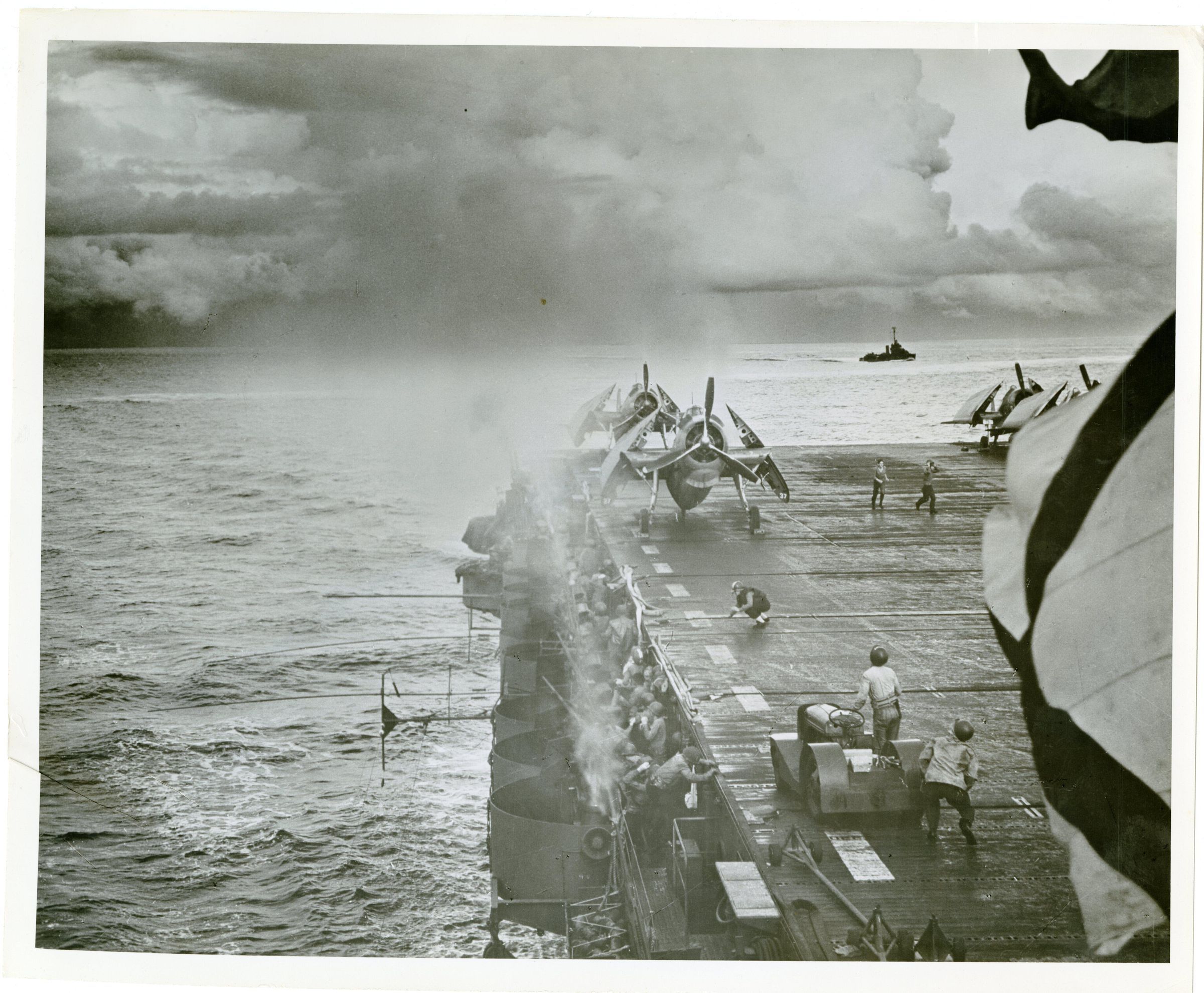 Primary Image of The Anti-Aircraft Guns of The USS Yorktown (CV-10) at Work