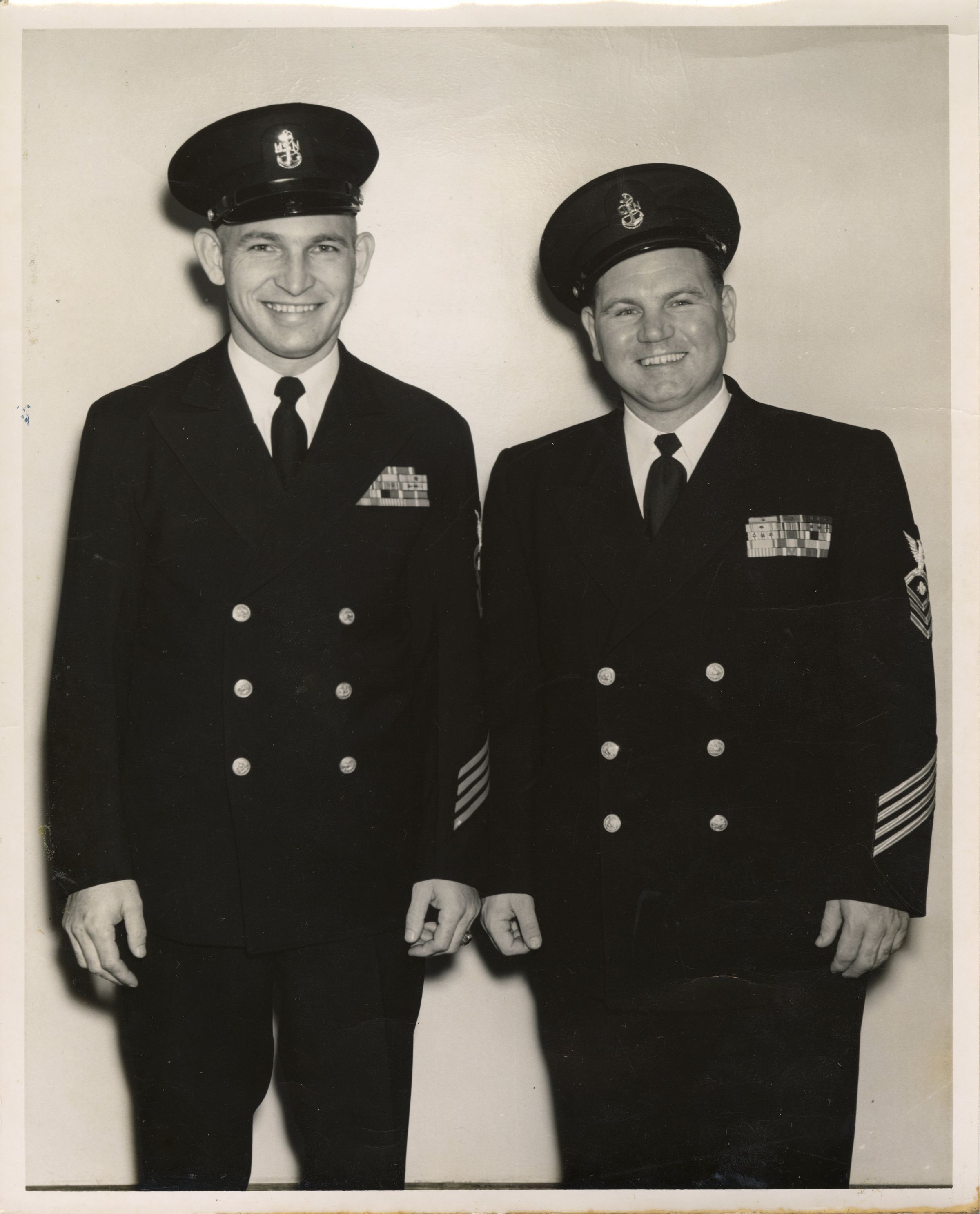 Primary Image of Samuel Wingrove with an Unidentified Officer