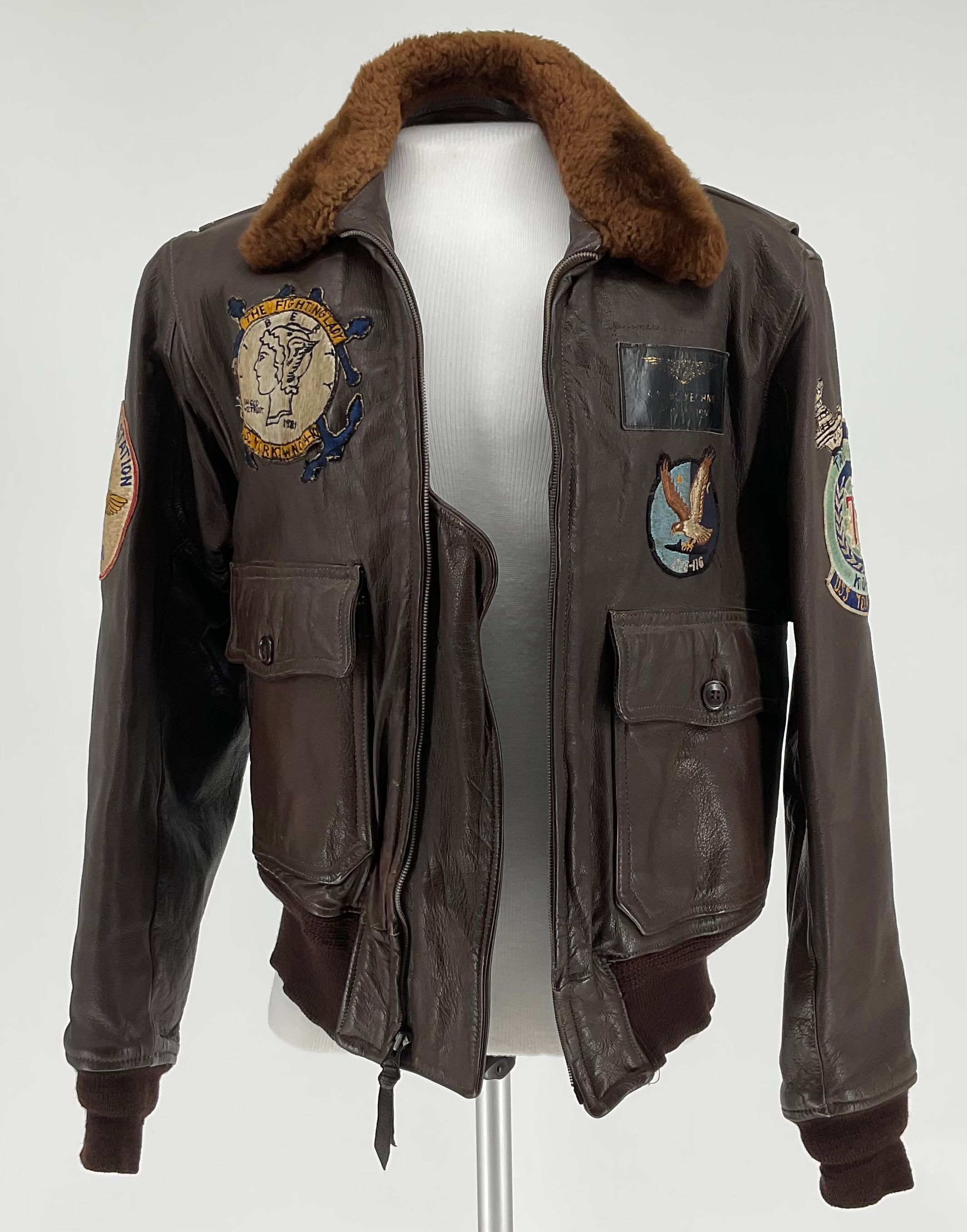 Primary Image of Leather Flight Jacket of Arnold McKechnie