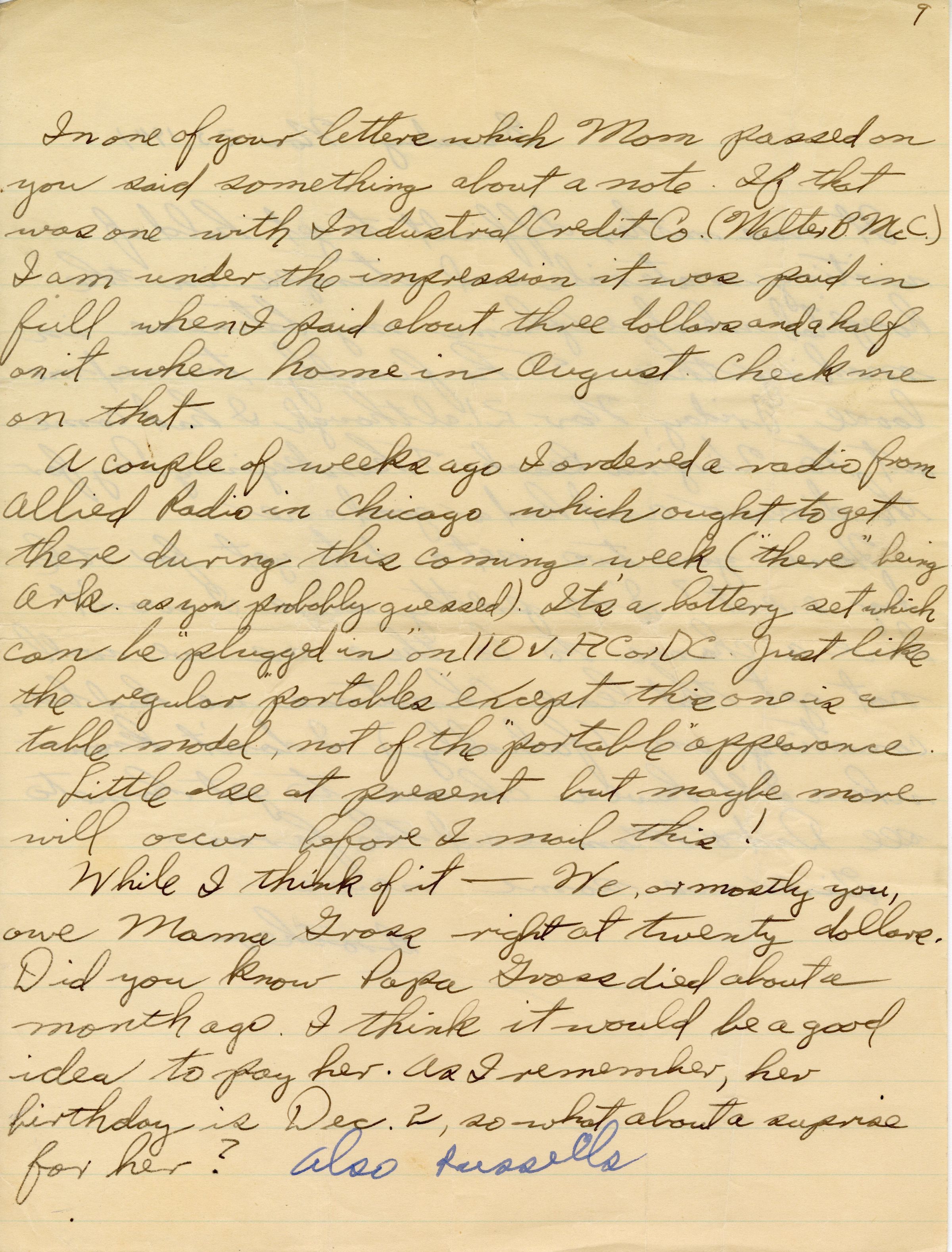 Primary Image of Letter From Elisha 