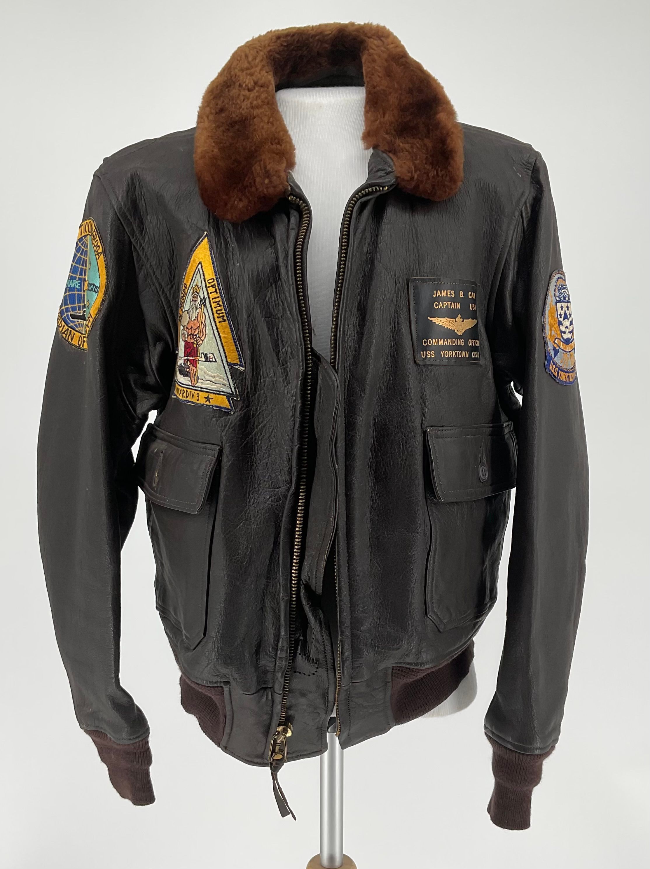Primary Image of Leather Flight Jacket of James Cain