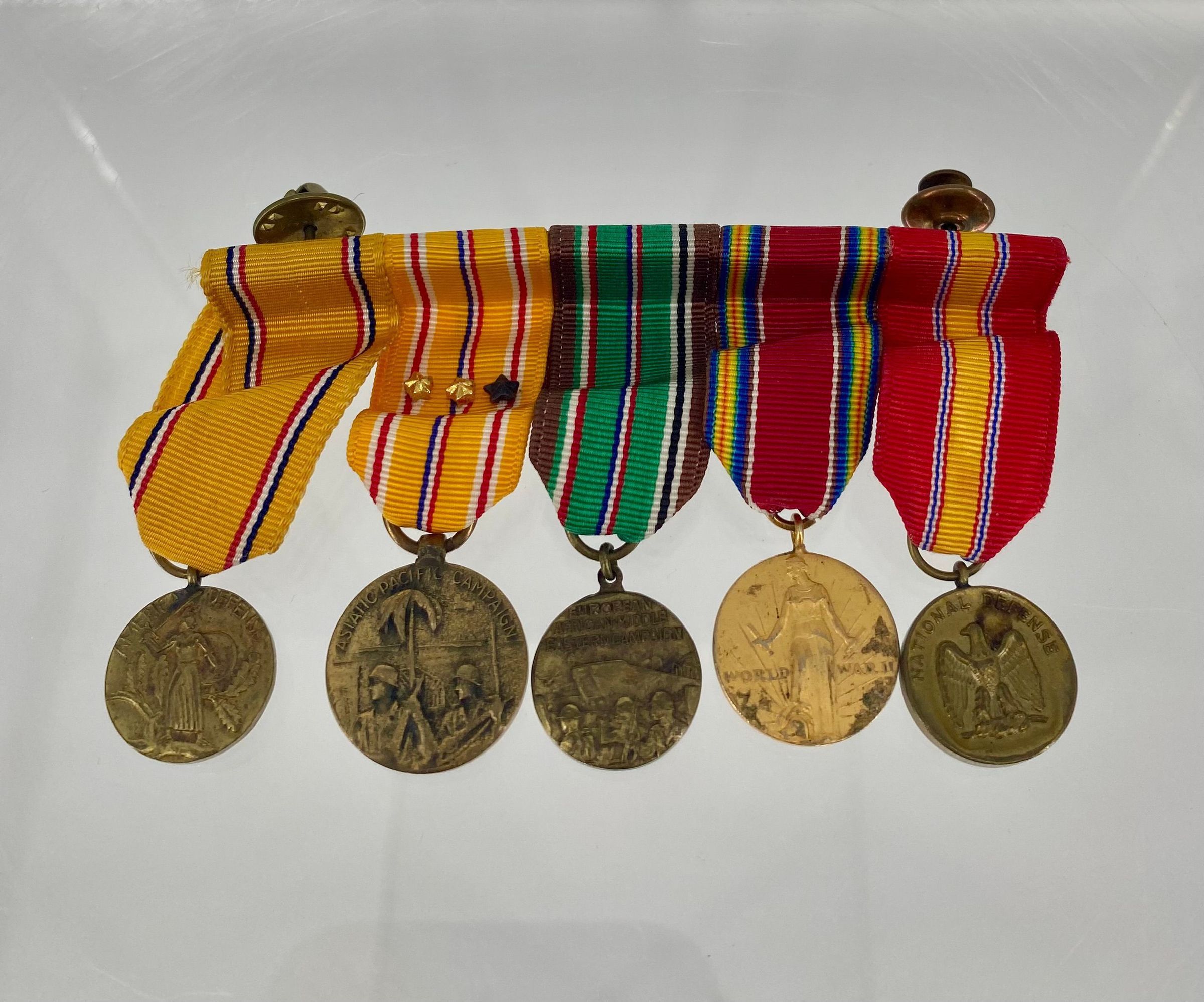 Primary Image of Miniature Medal Bar of Frederick Becton