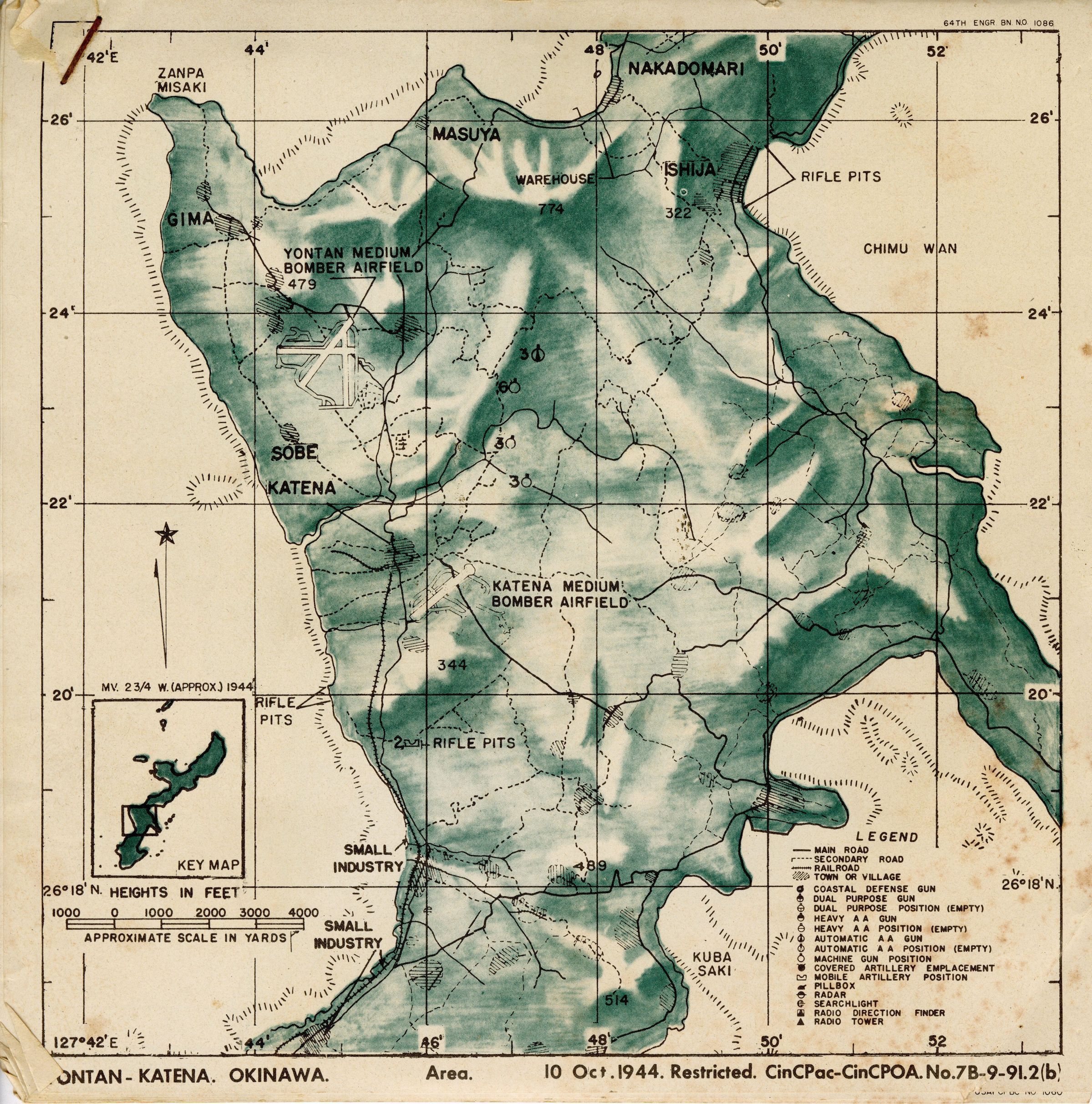 Primary Image of Map Booklet Detailing the Island of Okinawa and the Surrounding Islands
