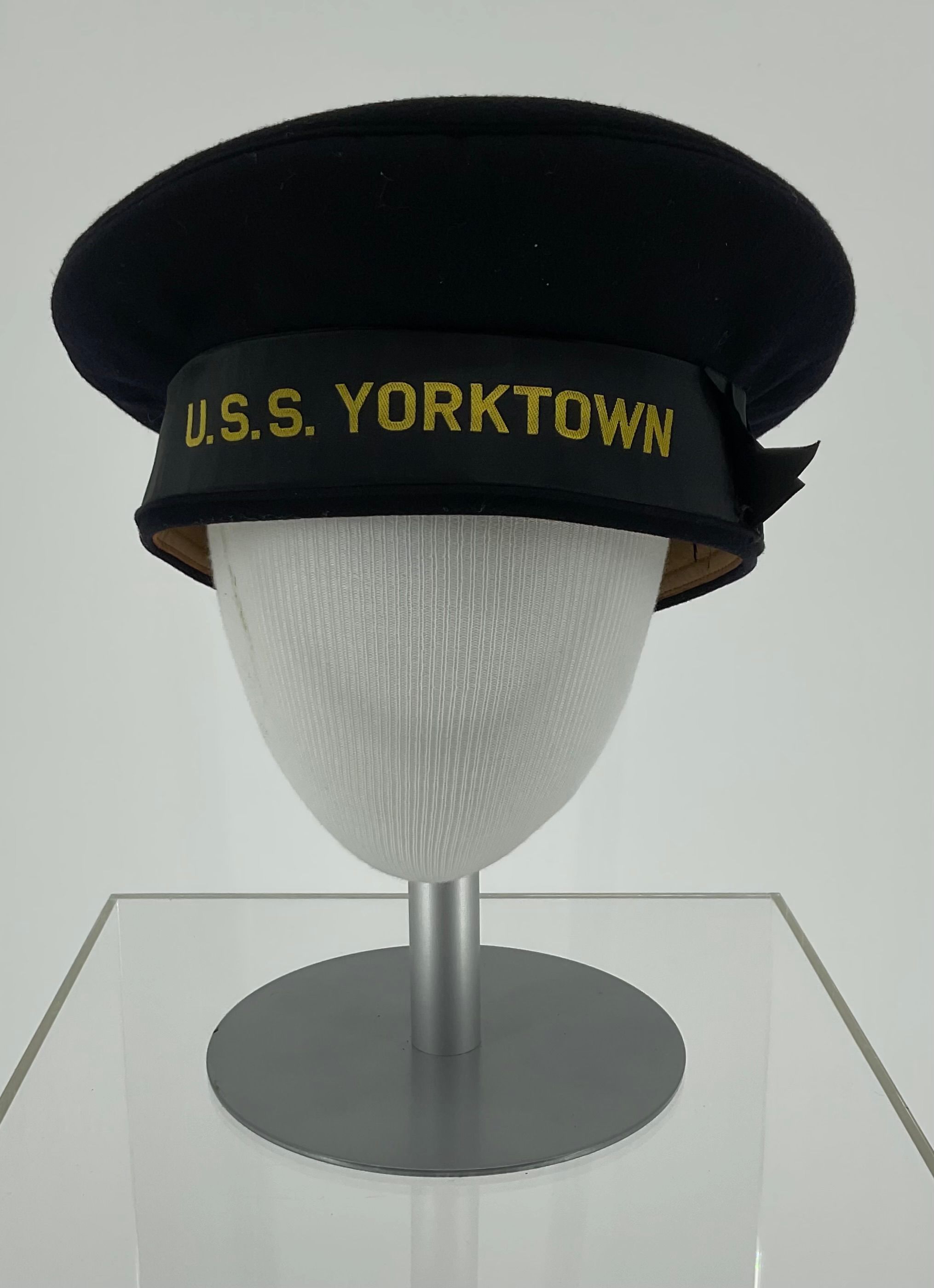 Primary Image of USS Yorktown Embroidered Flat Cap