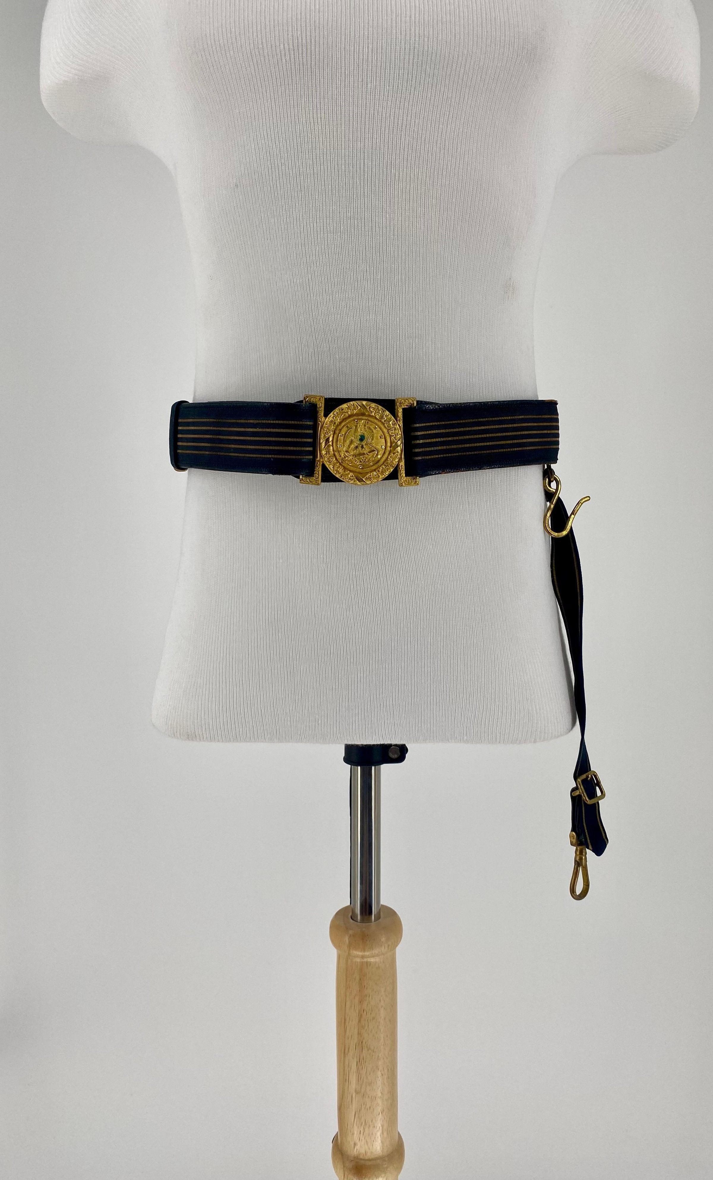 Primary Image of US Navy Officer Sword Belt of Frederick Becton