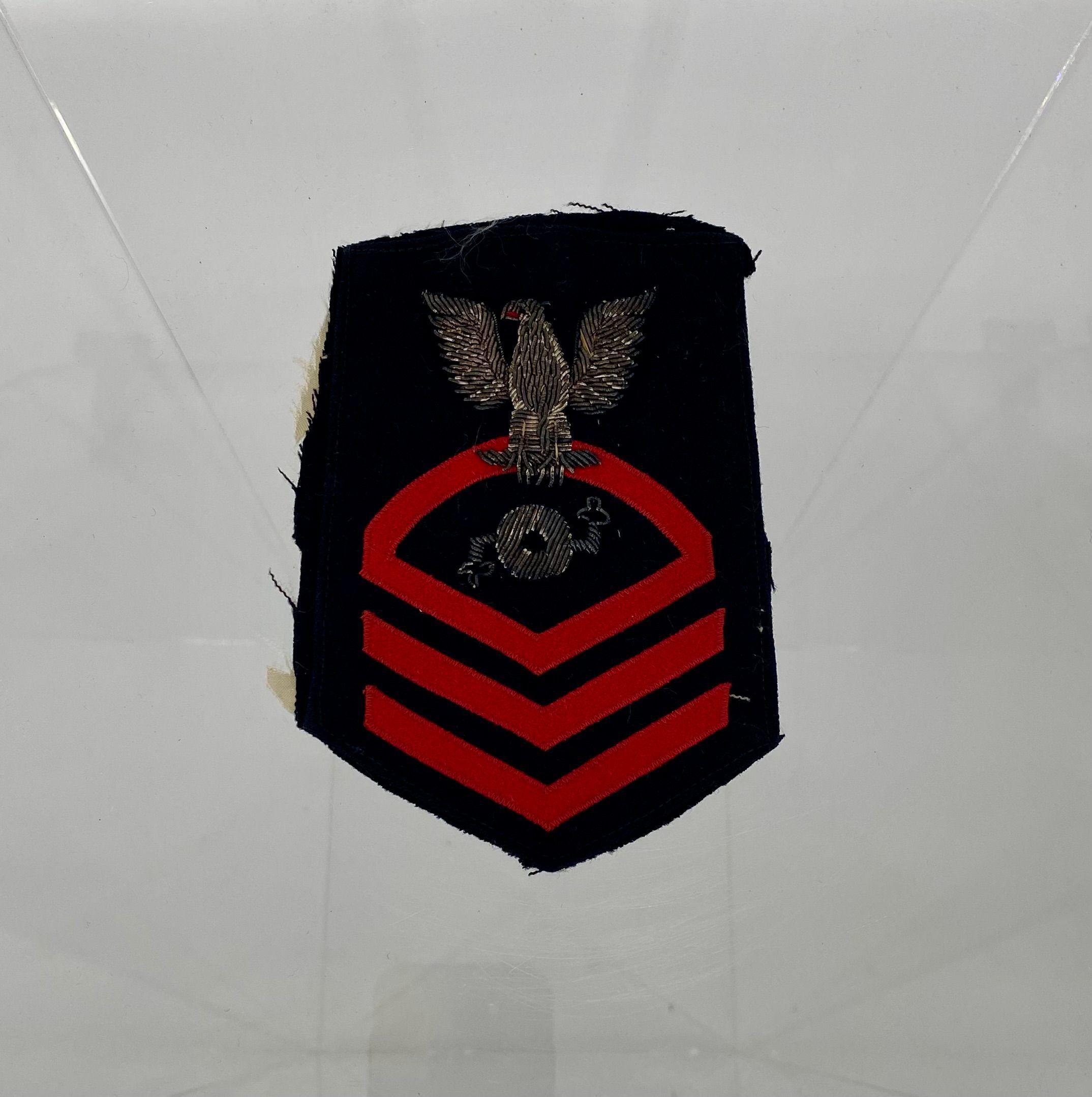 Primary Image of US Navy Chief Petty Officer Boiler Technician Rating Badge of Samuel Wingrove