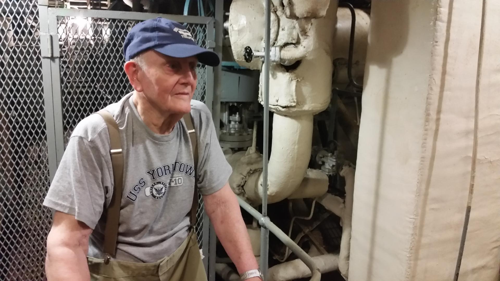 A former sailor retraces his steps after 60 years on the USS Yorktown