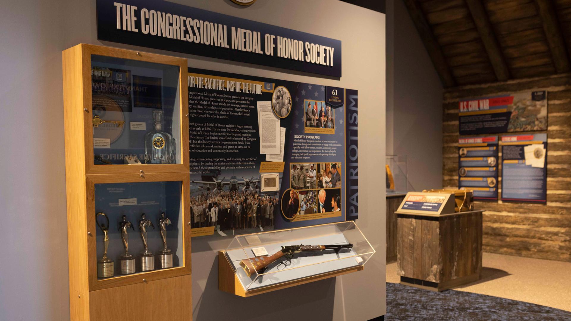 image of a exhibition in the Congression Medal of Honor Museum