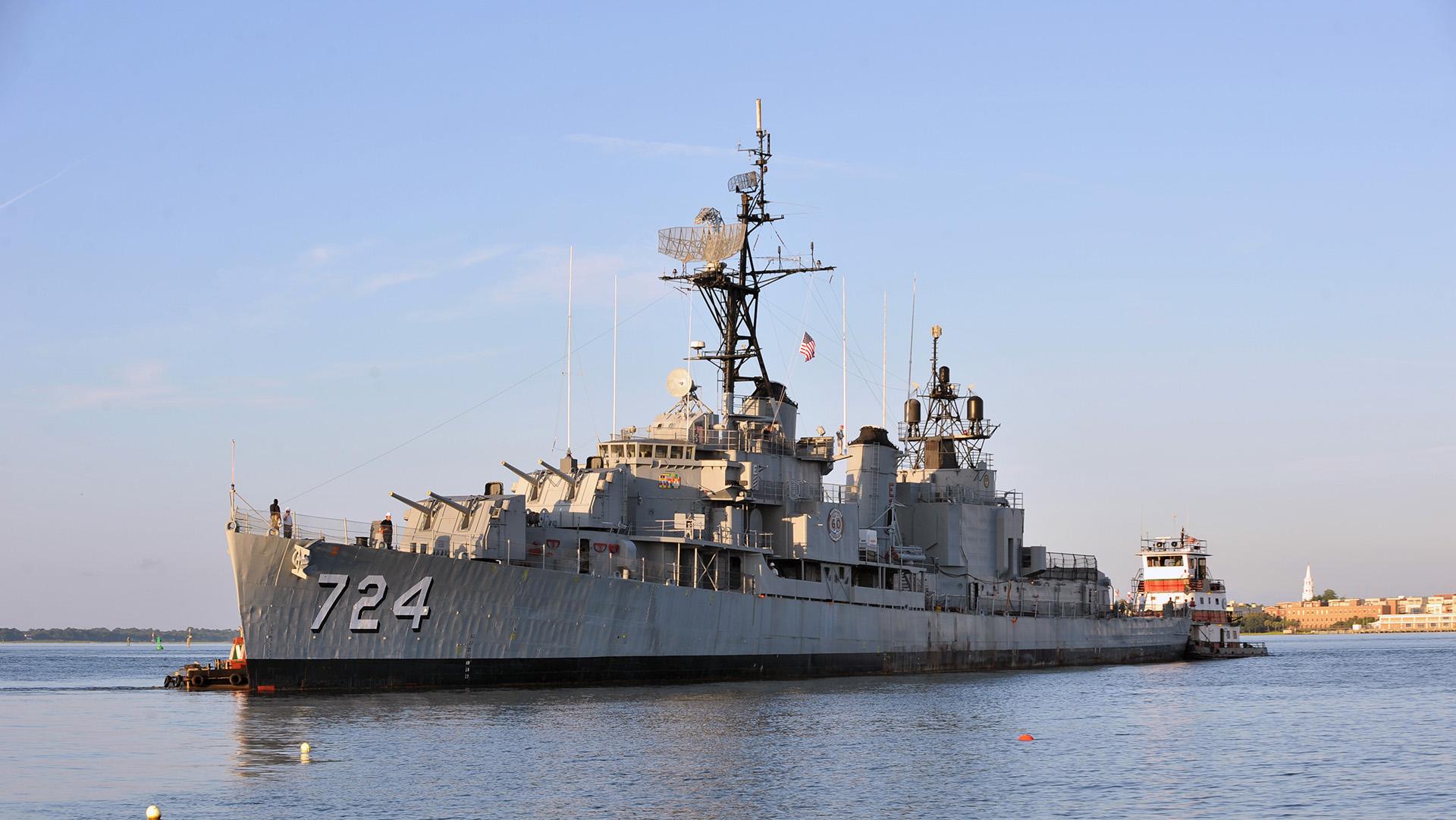View of the USS Laffey