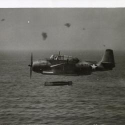 Primary Image of Joseph Kristufek Launching a Torpedo During the USS Yorktown's Shakedown Cruise