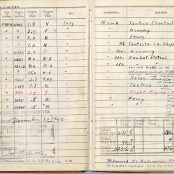 Alternative Image of Aviators Flight Log Book (1942-1948) of James H. Flatley, Jr.