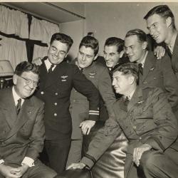 Primary Image of Mayor Edward Kelly Meets the Members of Fighting Squadron Five (VF-5)