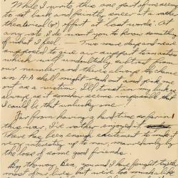 Alternative Image of Elisha "Smokey" Stover's "Open in Case of Death" Letter Dated August 5, 1942