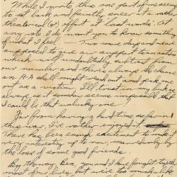 Alternative Image of Elisha "Smokey" Stover's "Open in Case of Death" Letter Dated August 5, 1942
