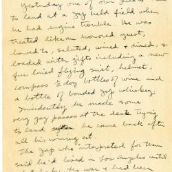 Alternative Image of Letter from Lt. Gerald Hennesy to his Mother Dated September 6, 1945